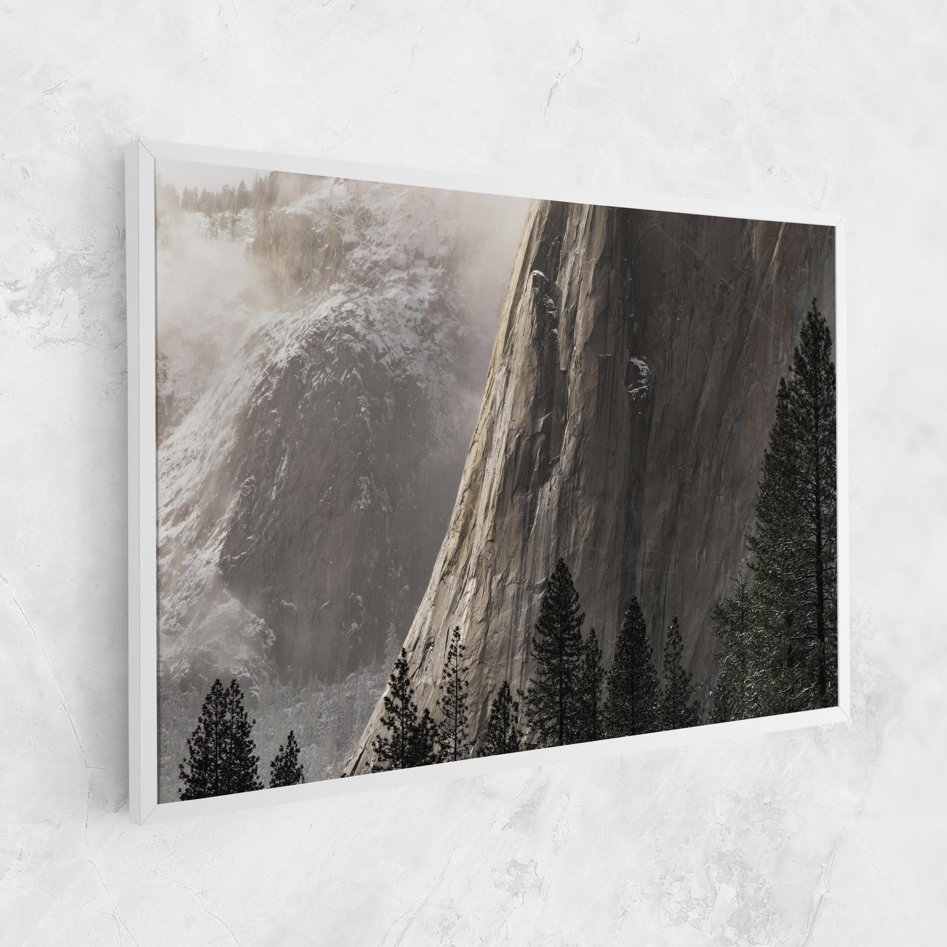 Tablou Canvas Green Tree Mountain mockup 1
