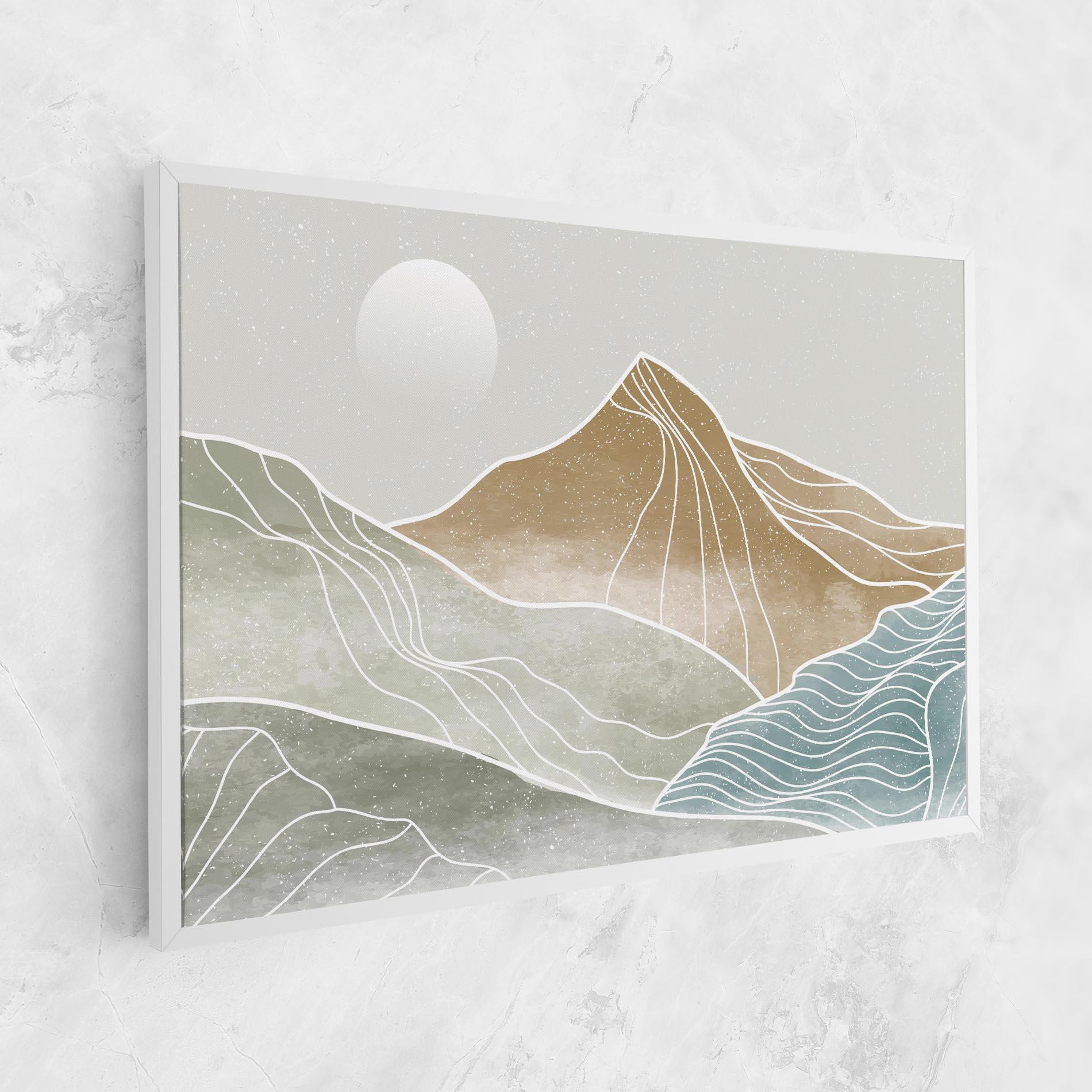 Tablou Canvas Minimal Mountain mockup 1