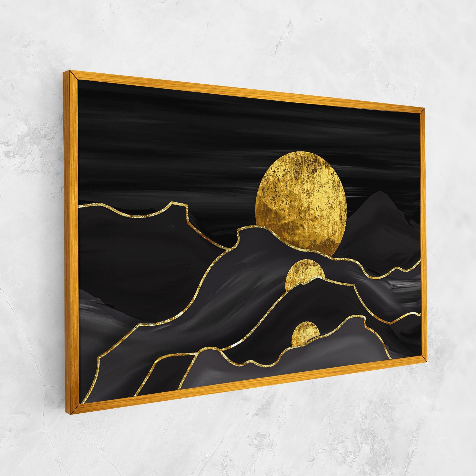 Tablou Canvas Black Moutains mockup 1