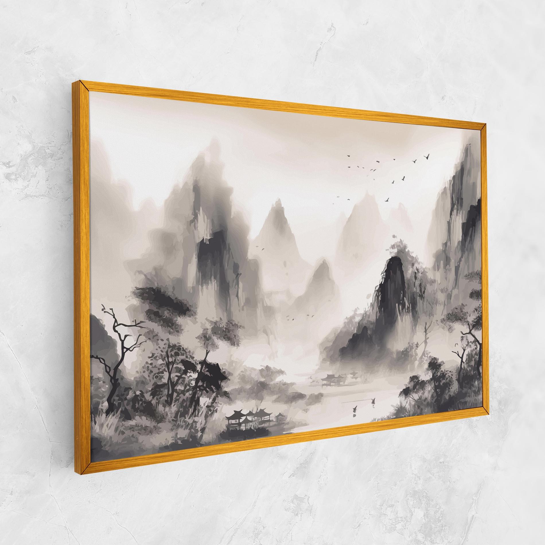 Tablou Canvas Far Away Mountain mockup 1