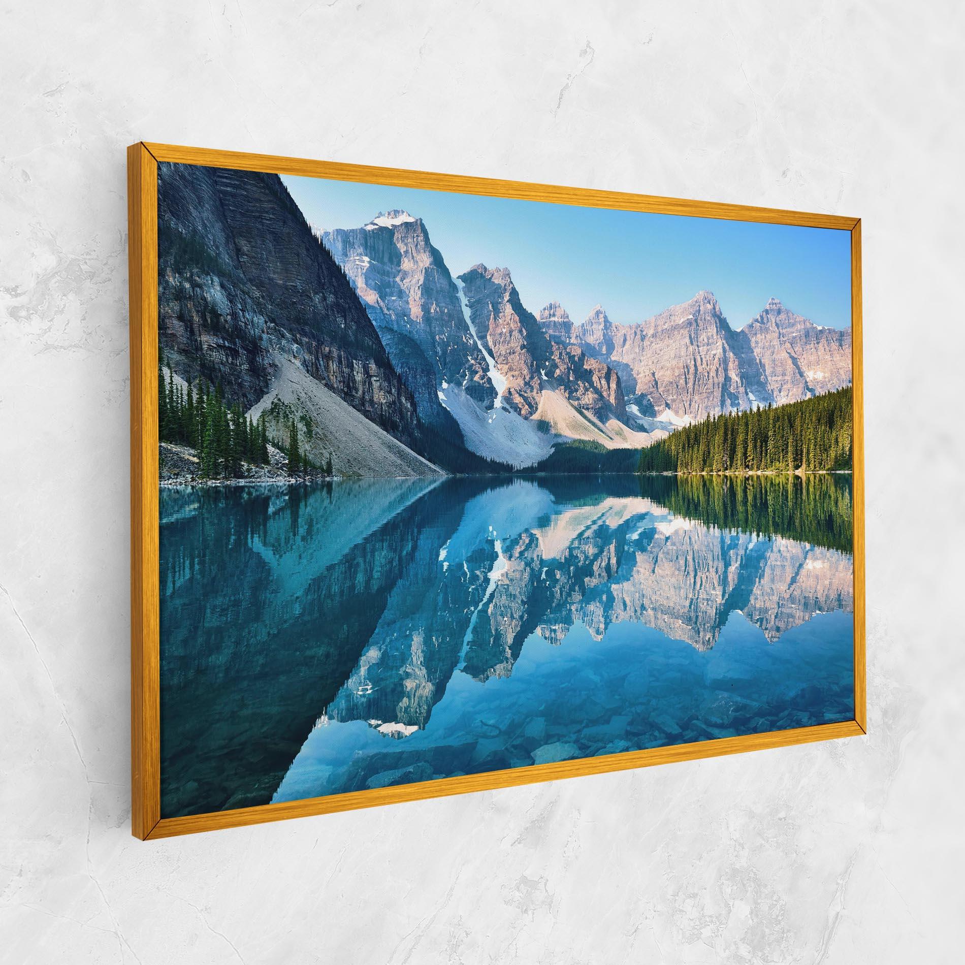 Tablou Canvas Mountain Crystal Lake mockup 1