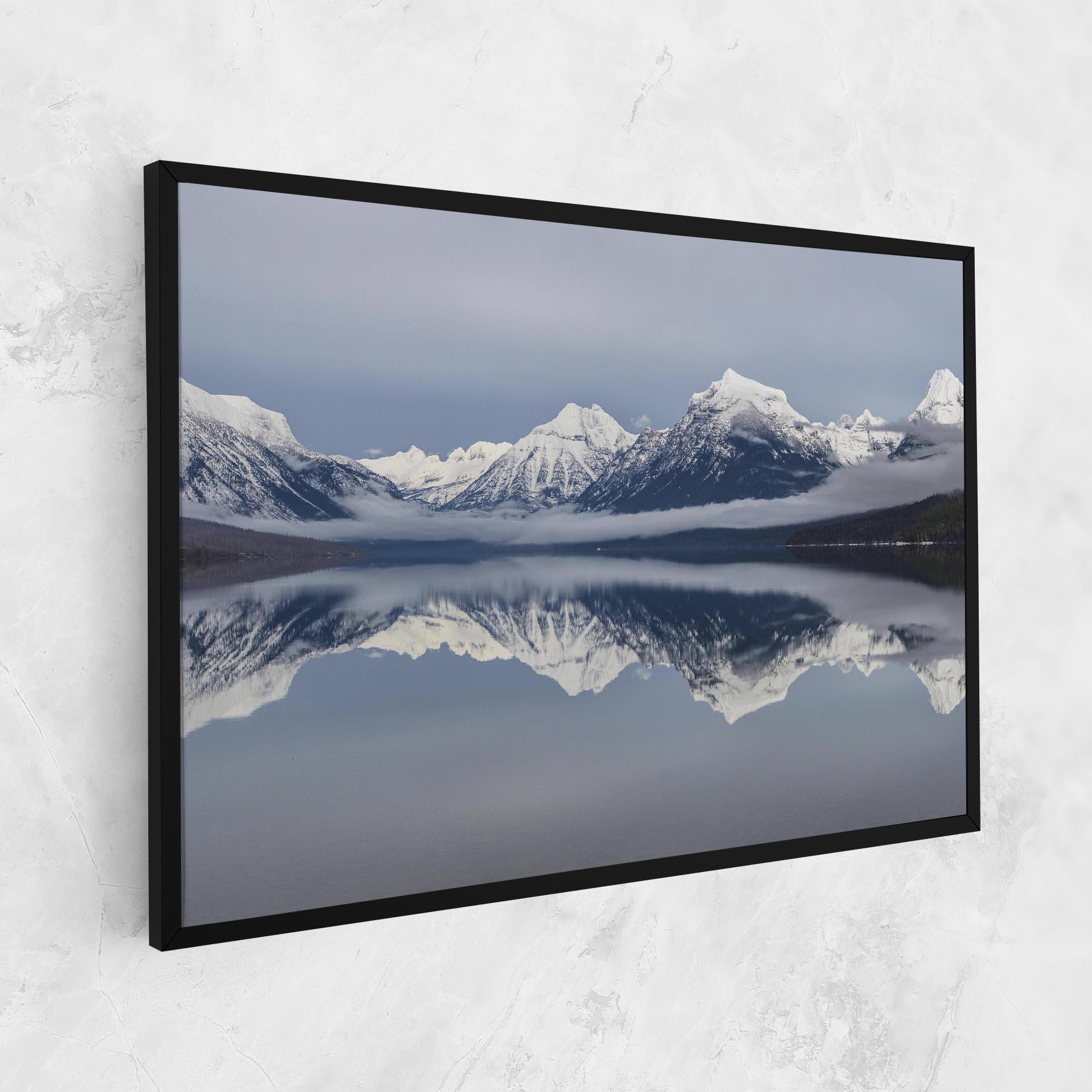 Tablou Canvas Beautiful Snowy Mountain mockup 1