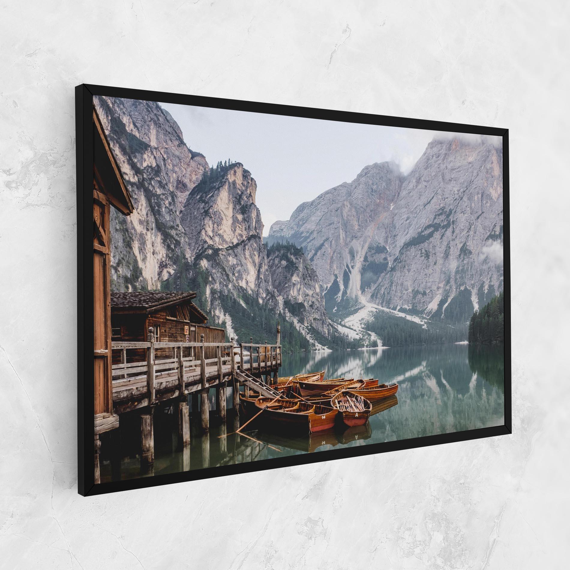 Tablou Canvas Cabin Lake mockup 1
