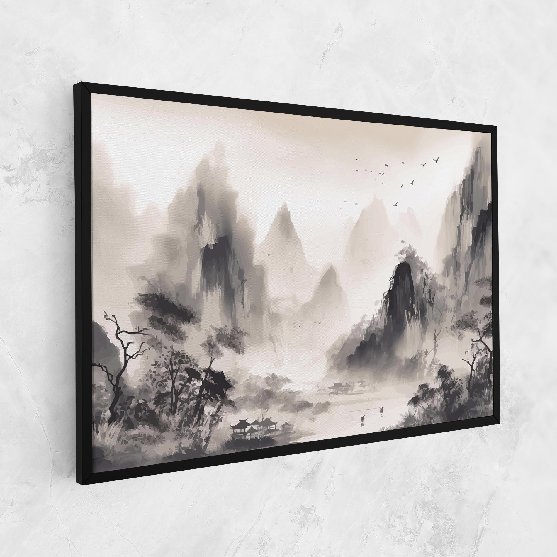 Tablou Canvas Far Away Mountain mockup 1