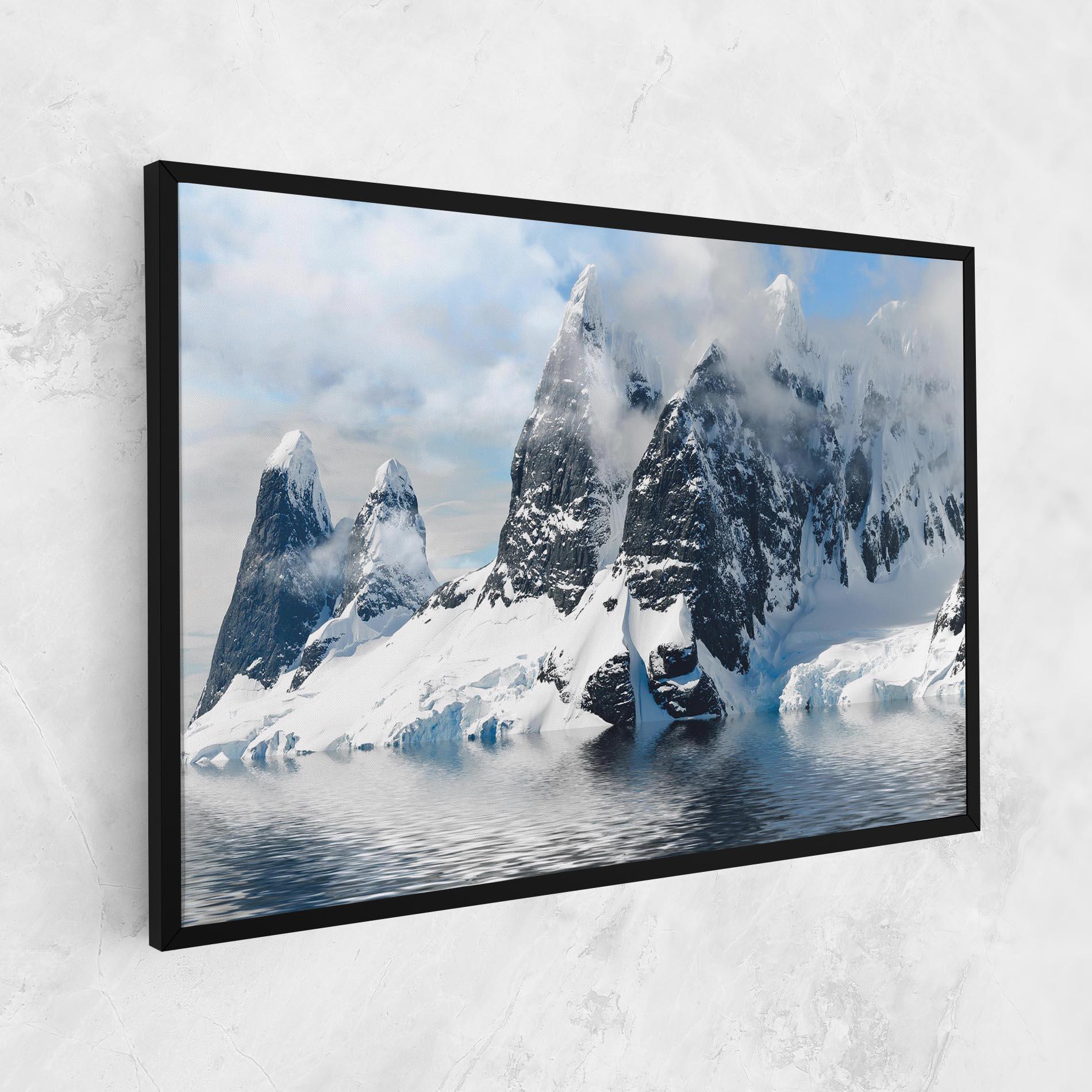 Tablou Canvas Glacial Mountains mockup 1