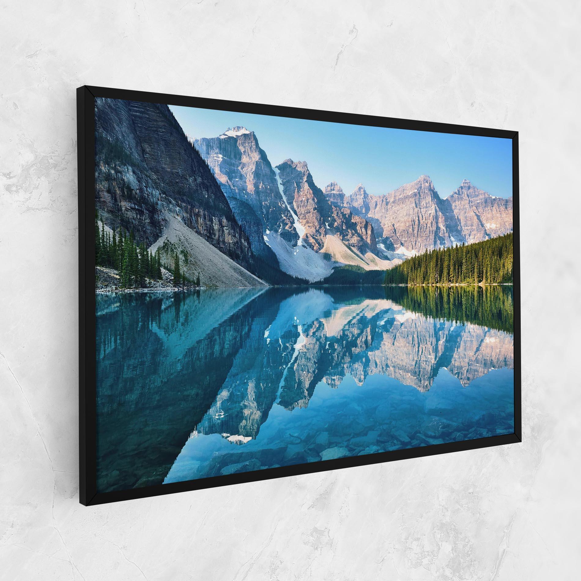 Tablou Canvas Mountain Crystal Lake mockup 1