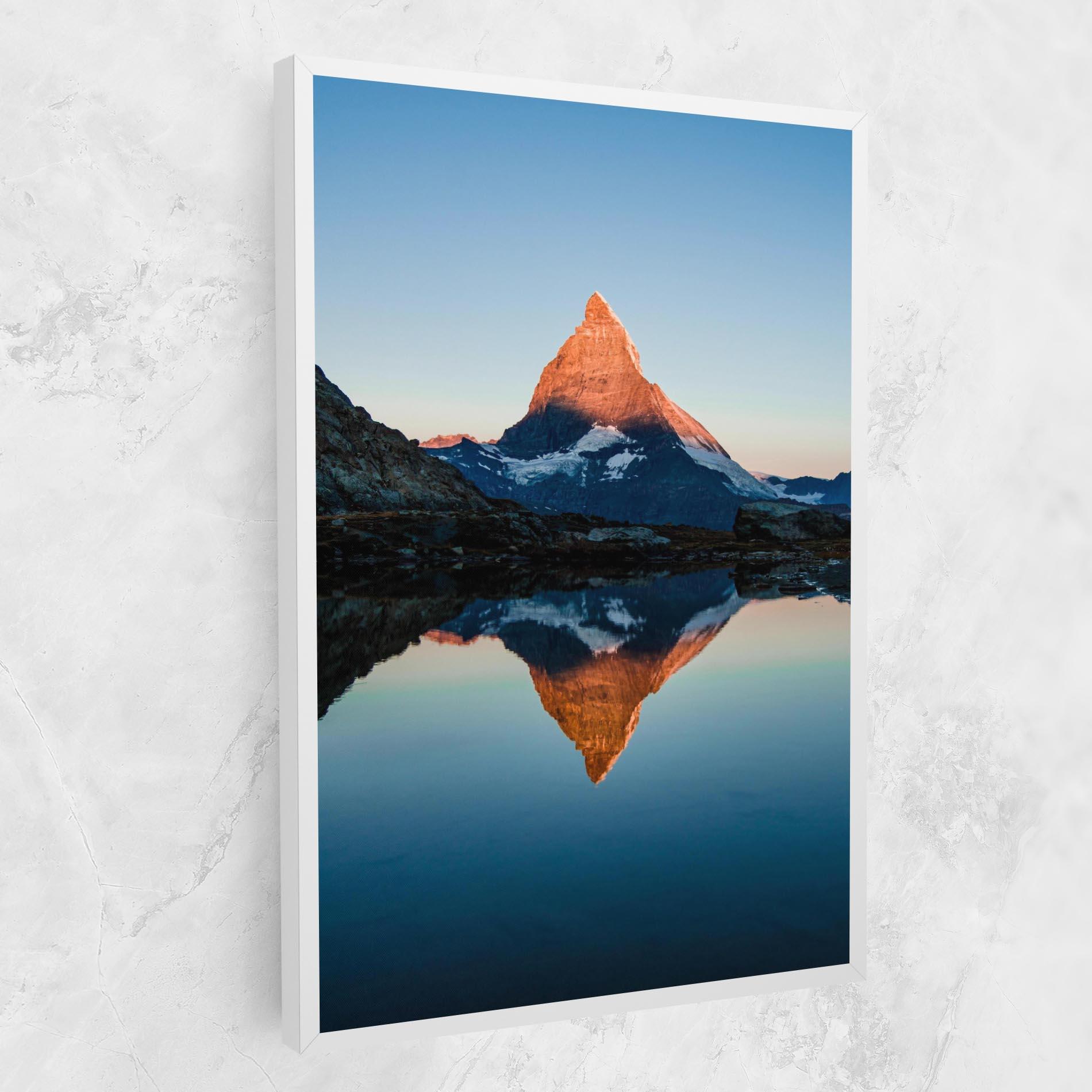 Tablou Canvas Mirror Mountain mockup 1