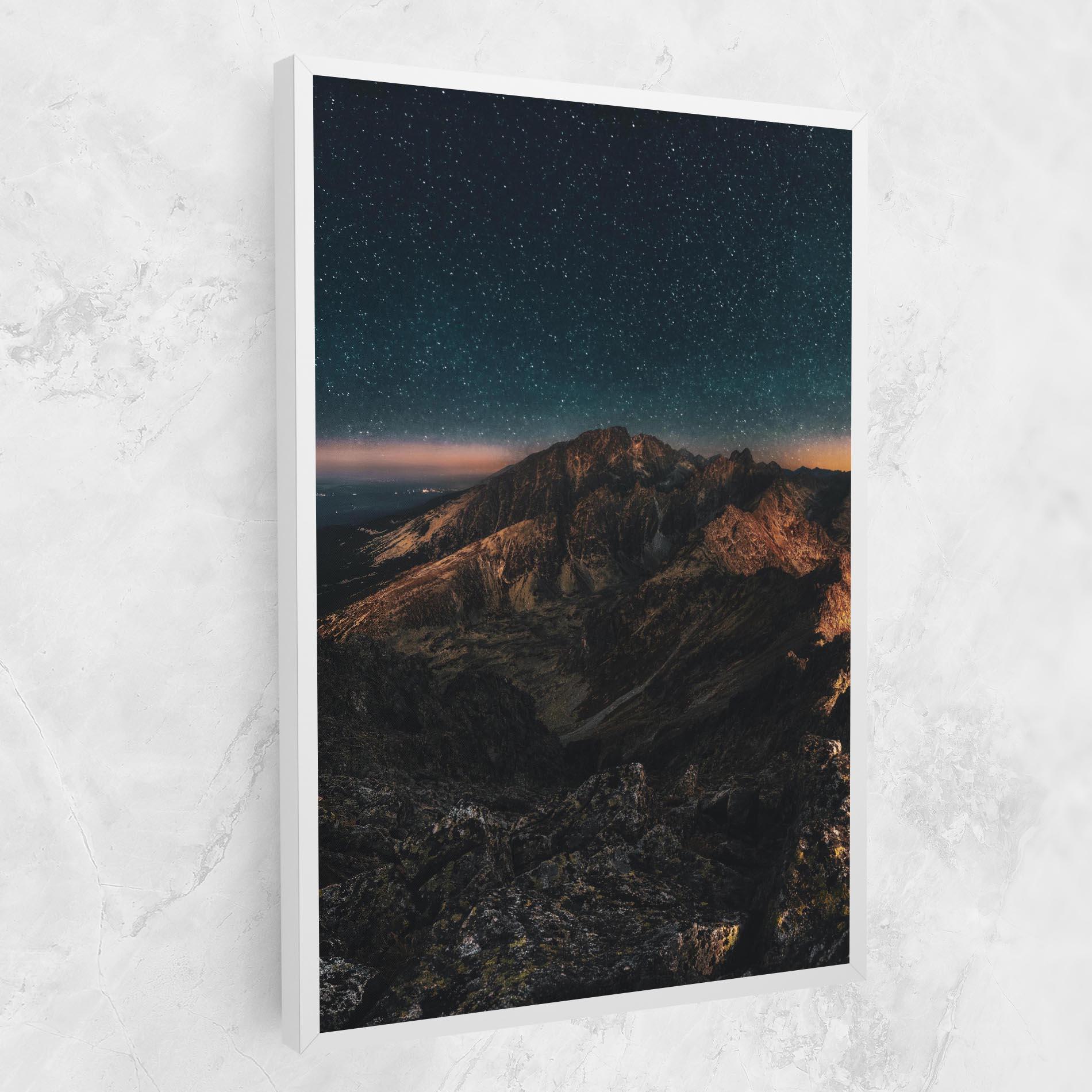 Tablou Canvas Mountain Sky mockup 1