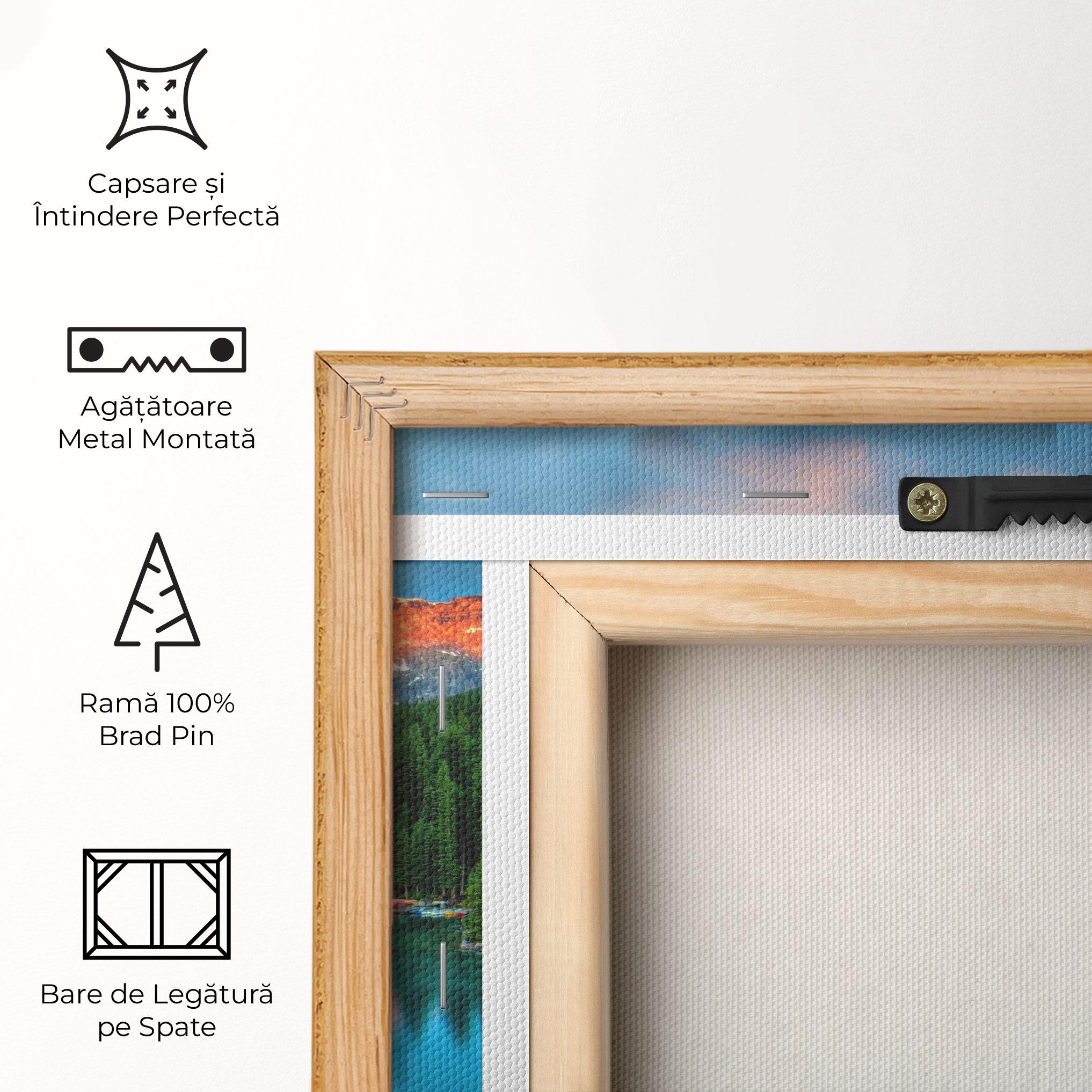 Tablou Canvas Lake Reflection mockup 5