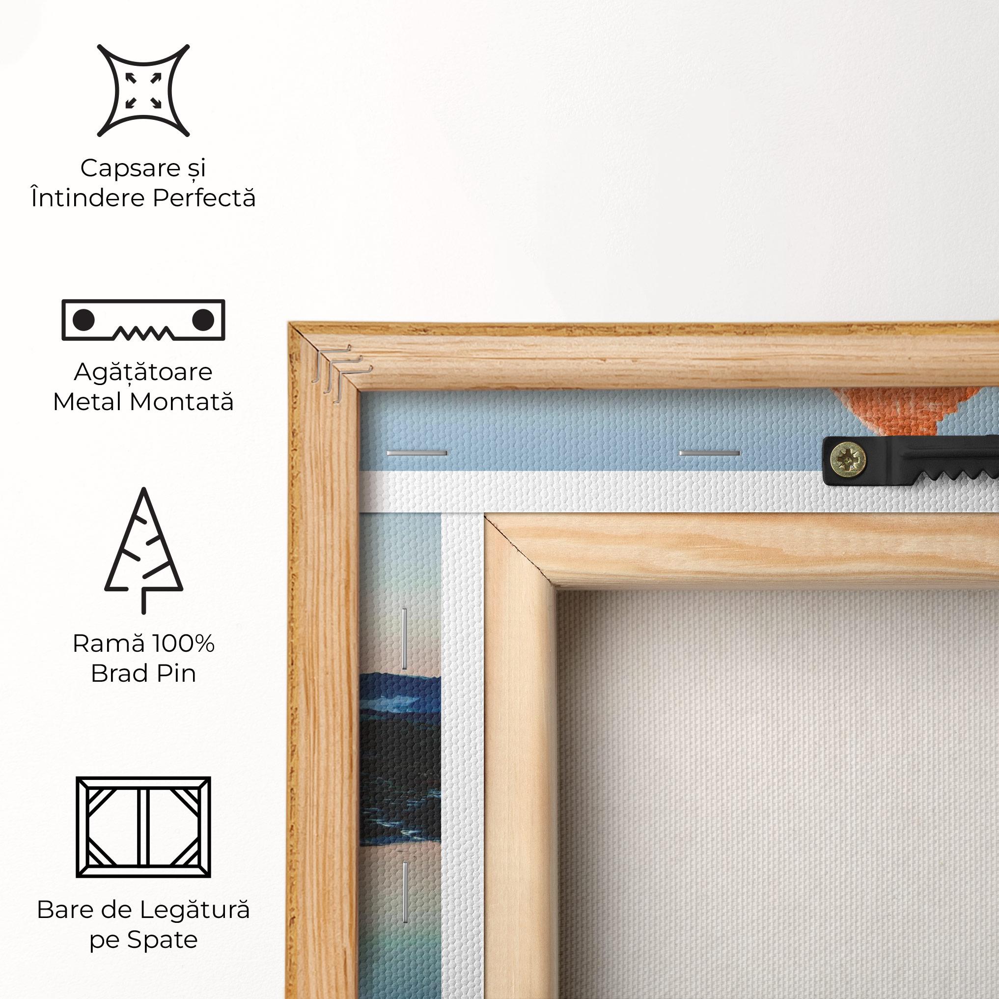 Tablou Canvas Mirror Mountain mockup 5