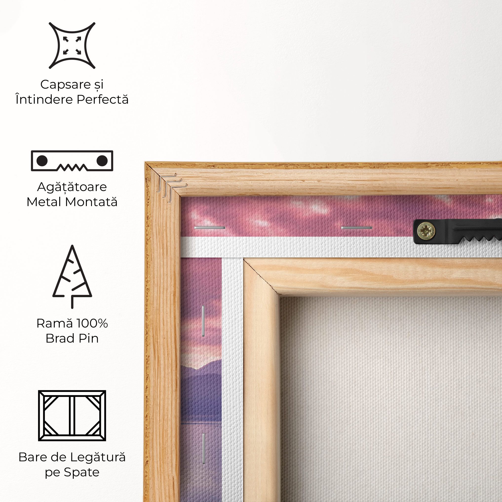 Pink Sky Over The Lake mockup 5