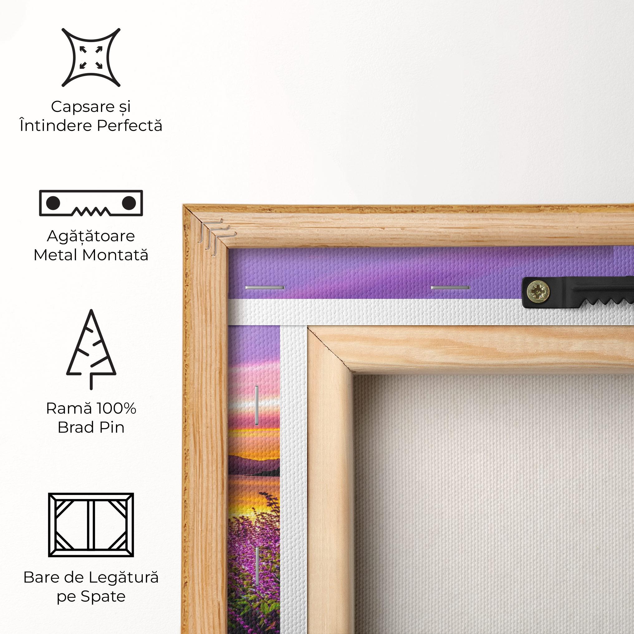 Tablou Canvas Purple Lake mockup 5