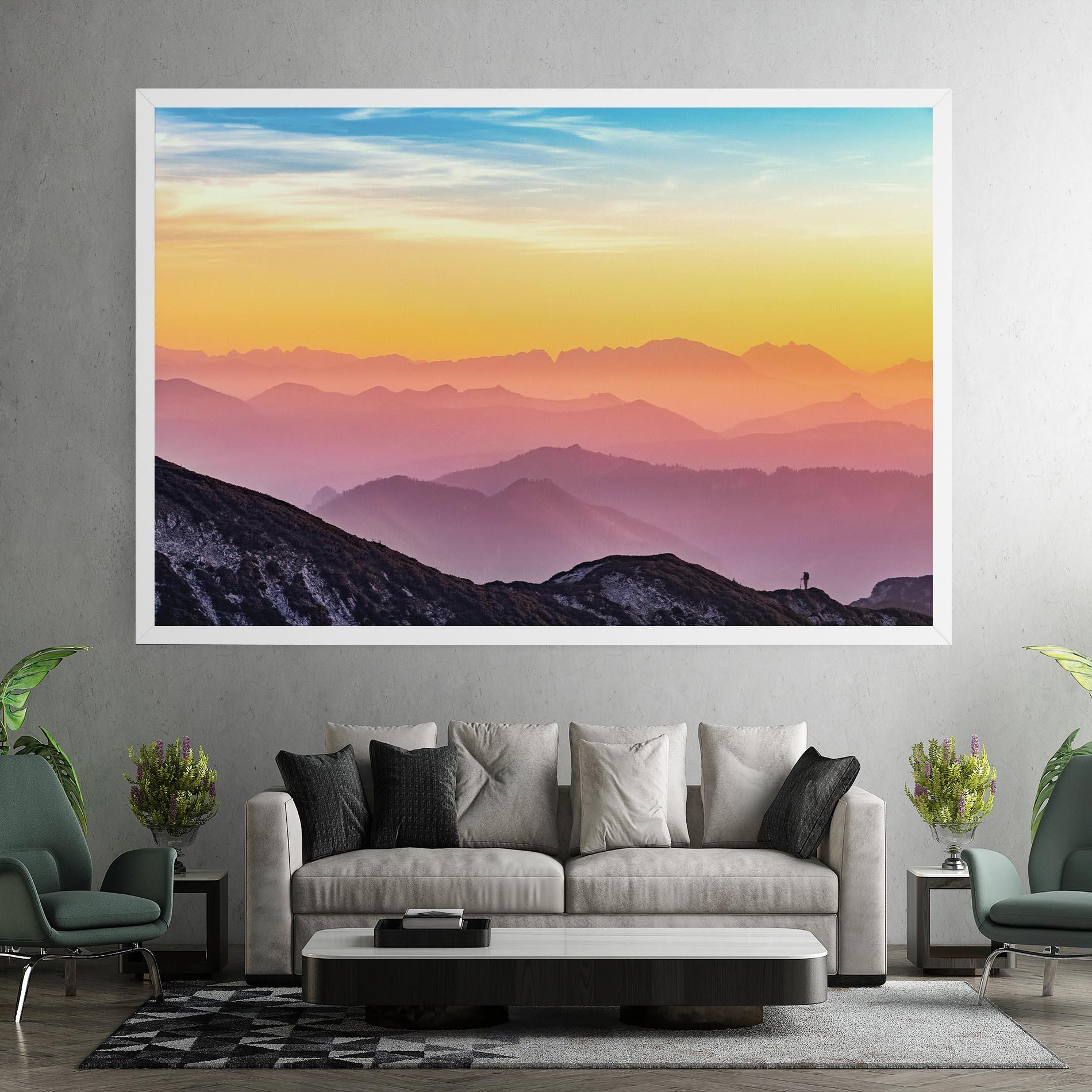 Tablou Canvas Pink Mist mockup 7