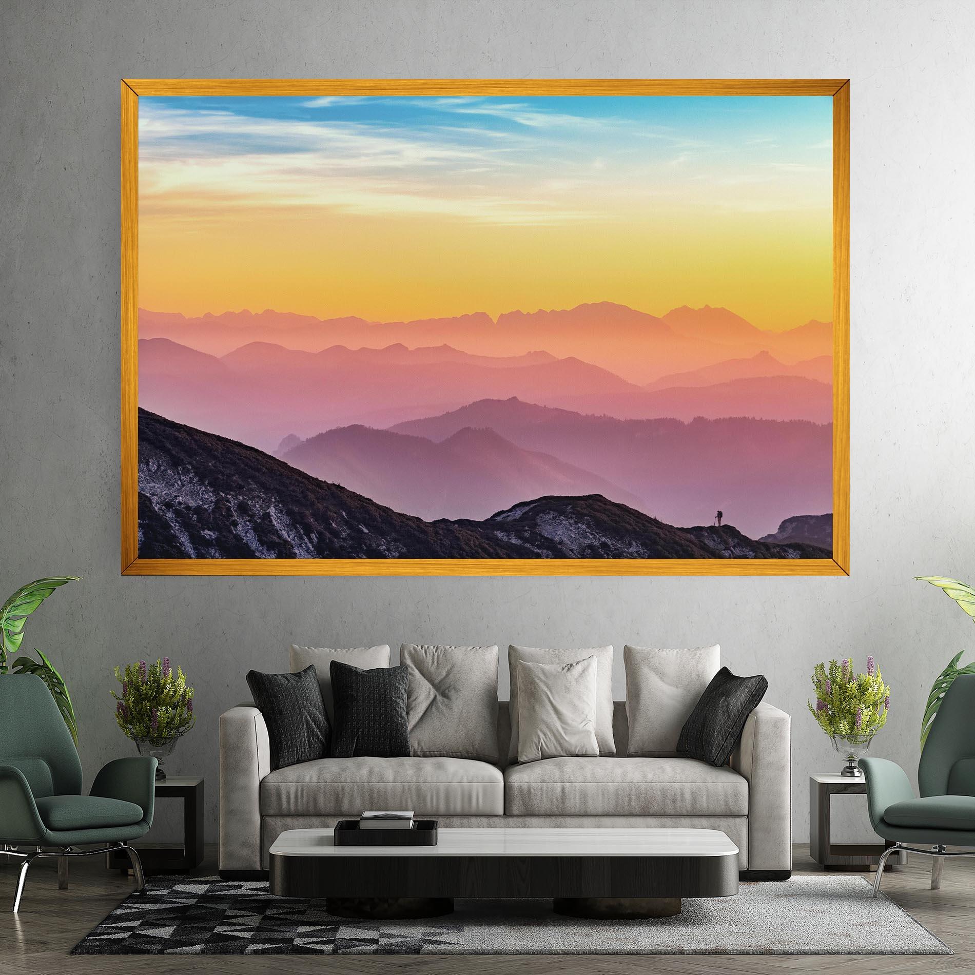 Tablou Canvas Pink Mist mockup 7