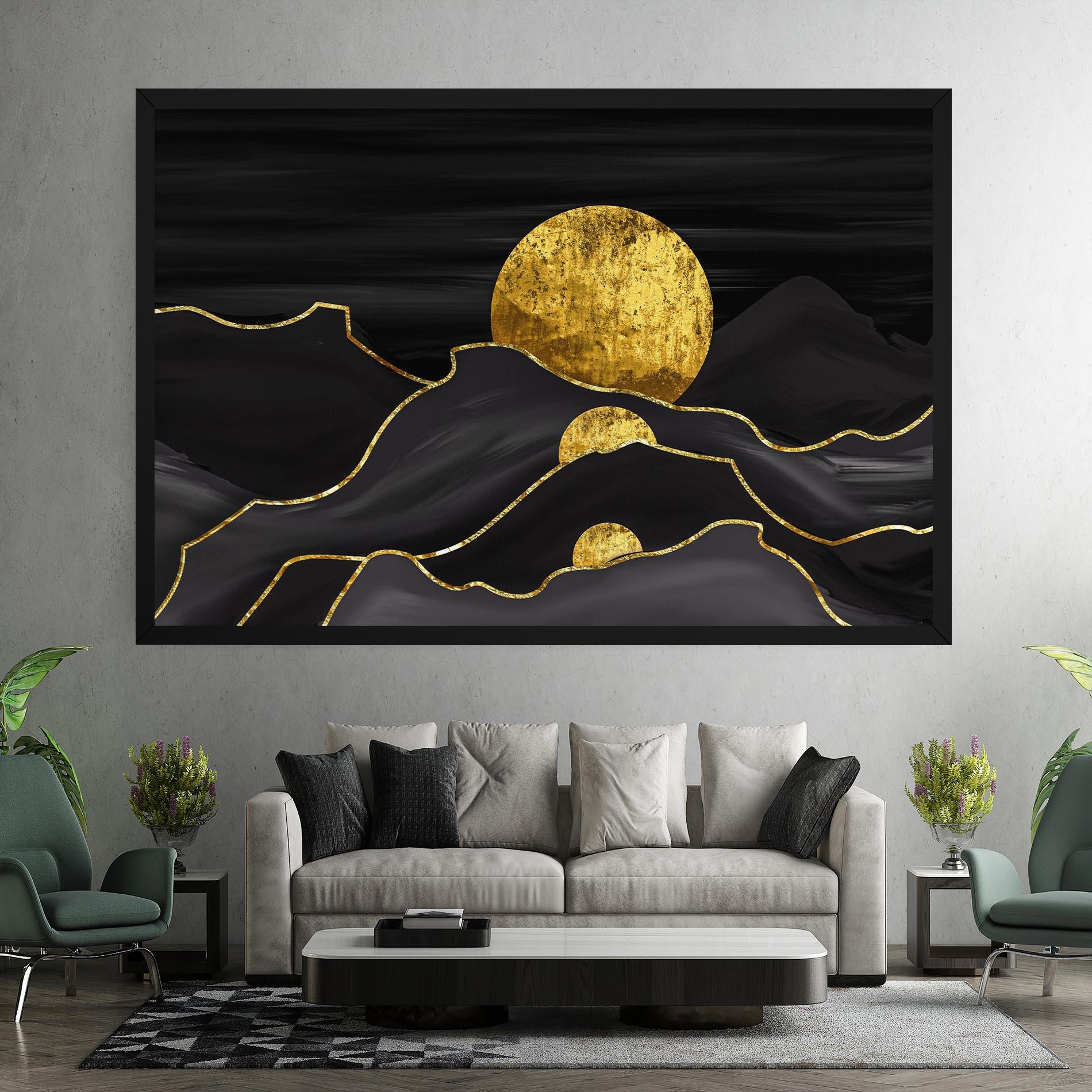 Tablou Canvas Black Moutains mockup 7