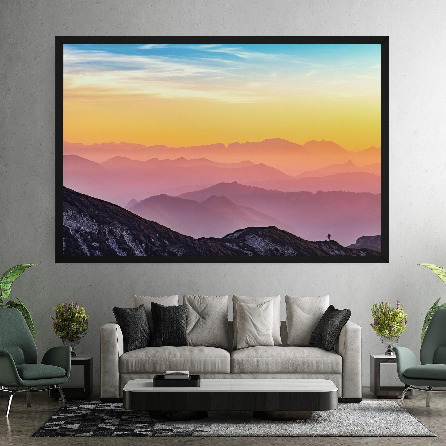 Tablou Canvas Pink Mist mockup 7