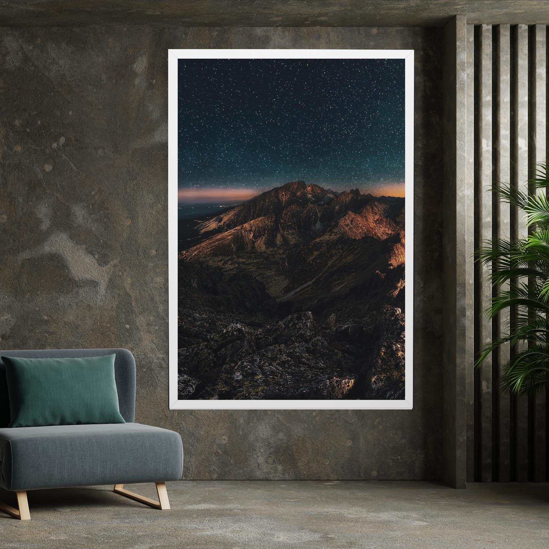 Tablou Canvas Mountain Sky mockup 7