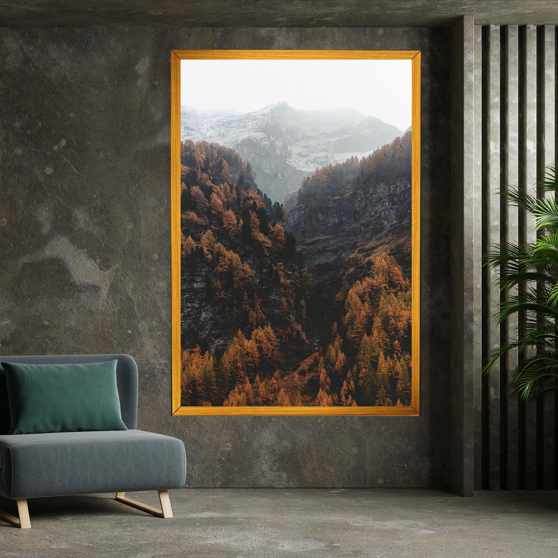 Tablou Canvas Autumn Mountain mockup 7
