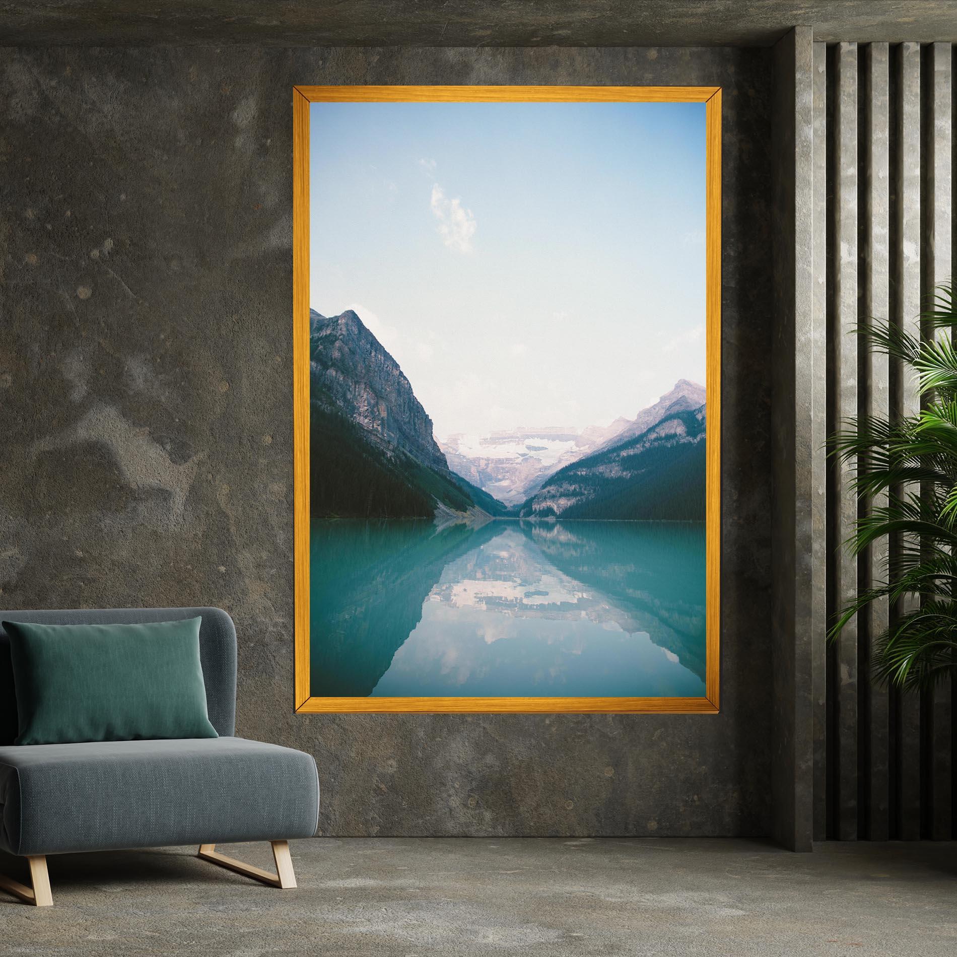 Tablou Canvas Mountain Valley mockup 7