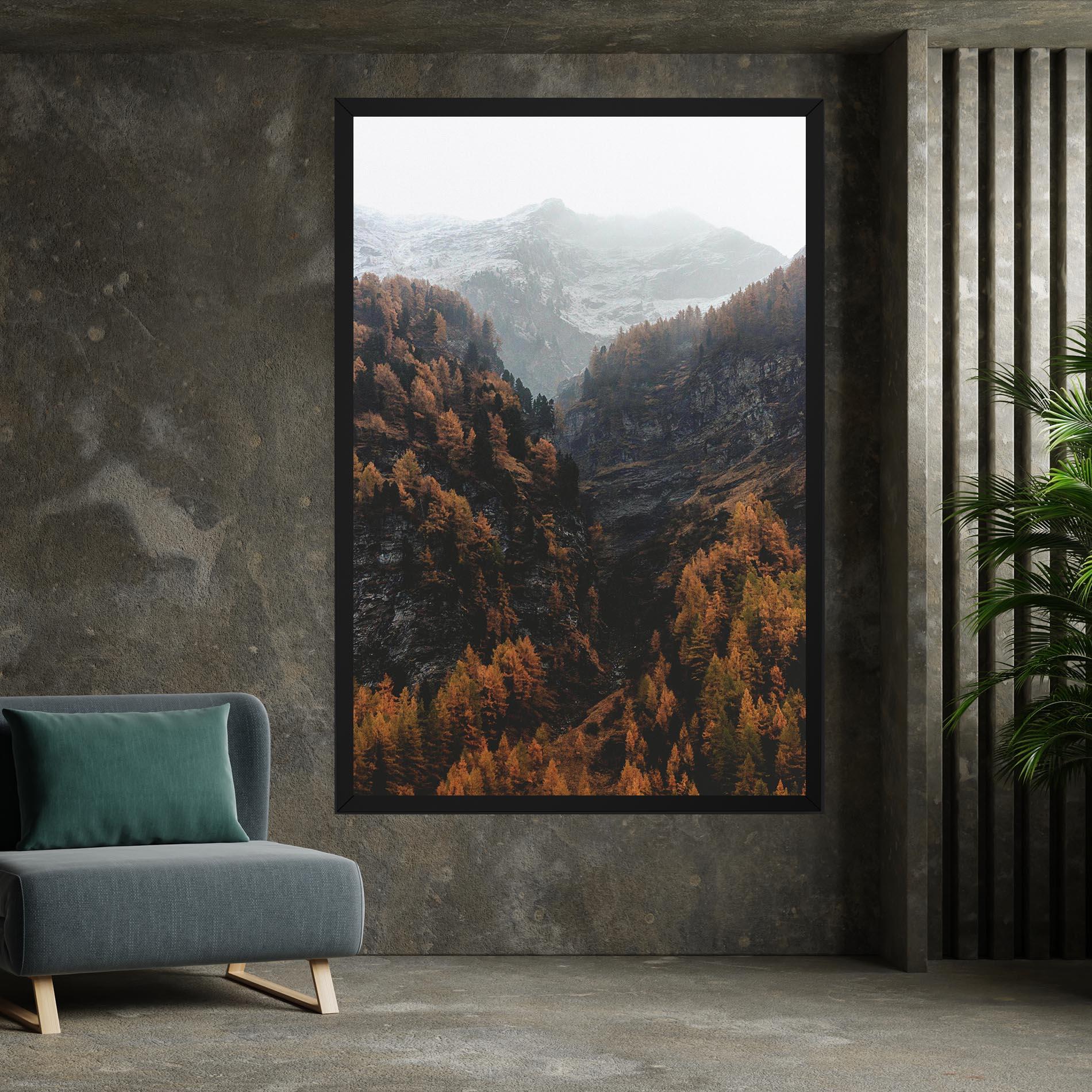Tablou Canvas Autumn Mountain mockup 7