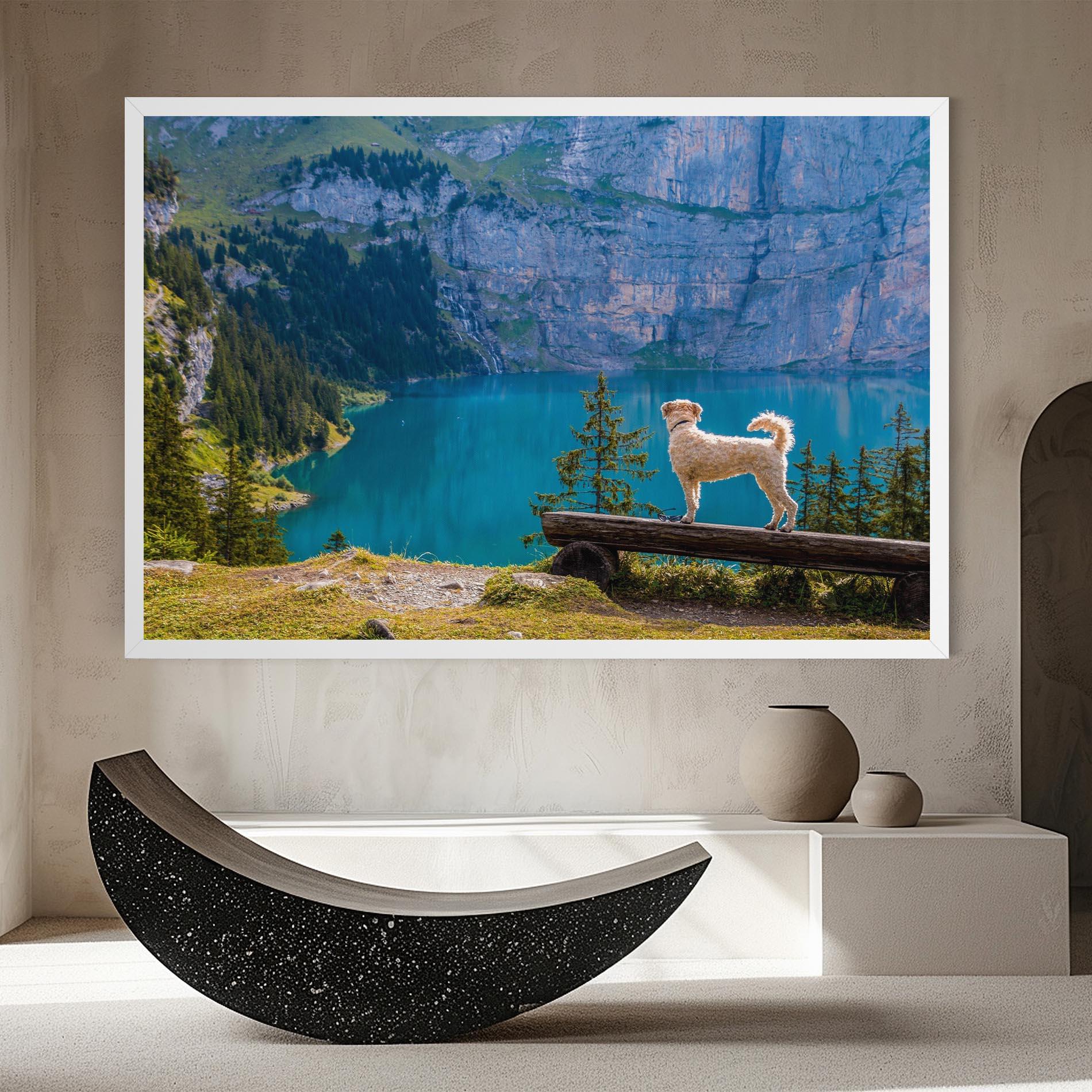 Tablou Canvas Dog mockup 8