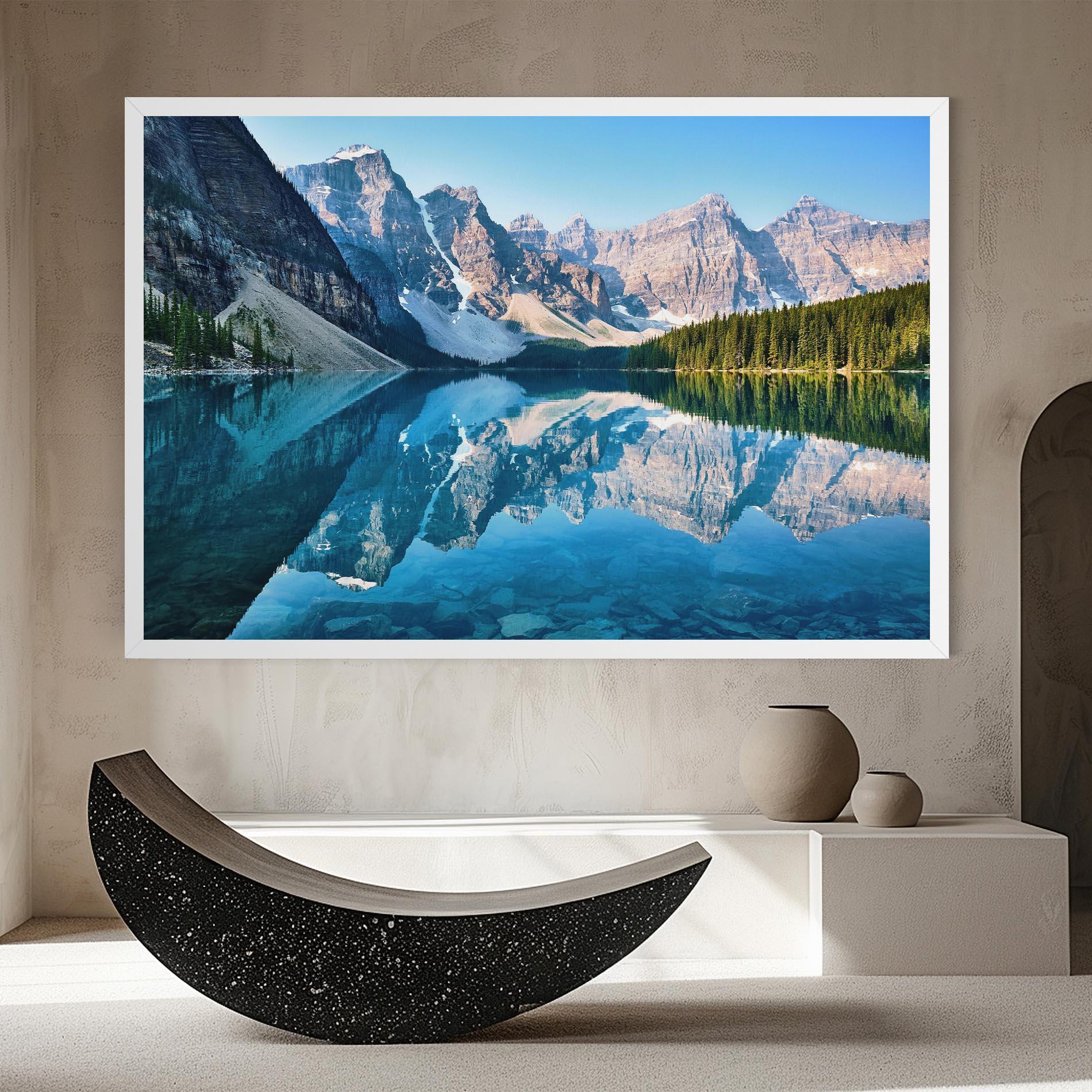 Tablou Canvas Mountain Crystal Lake mockup 8