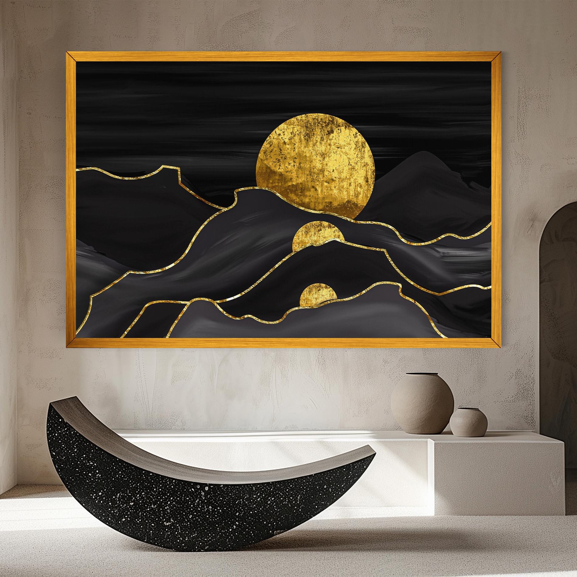 Tablou Canvas Black Moutains mockup 8