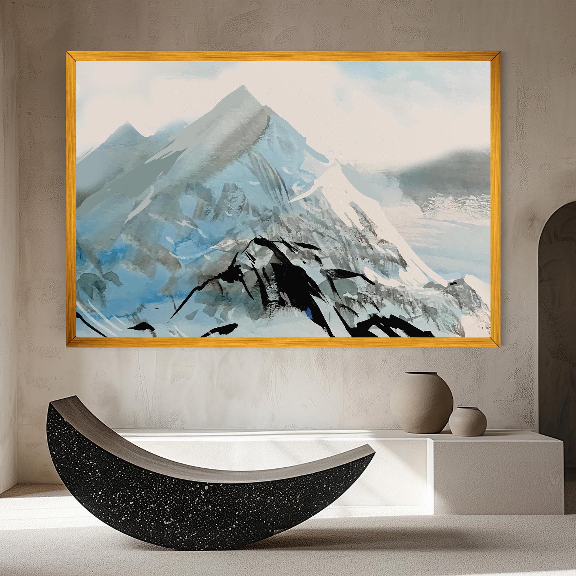 Blue Black Mountain mockup 8