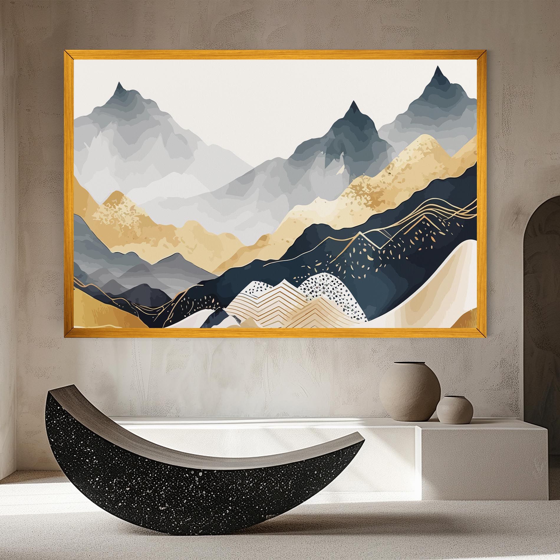 Blue Gold Mountain mockup 8