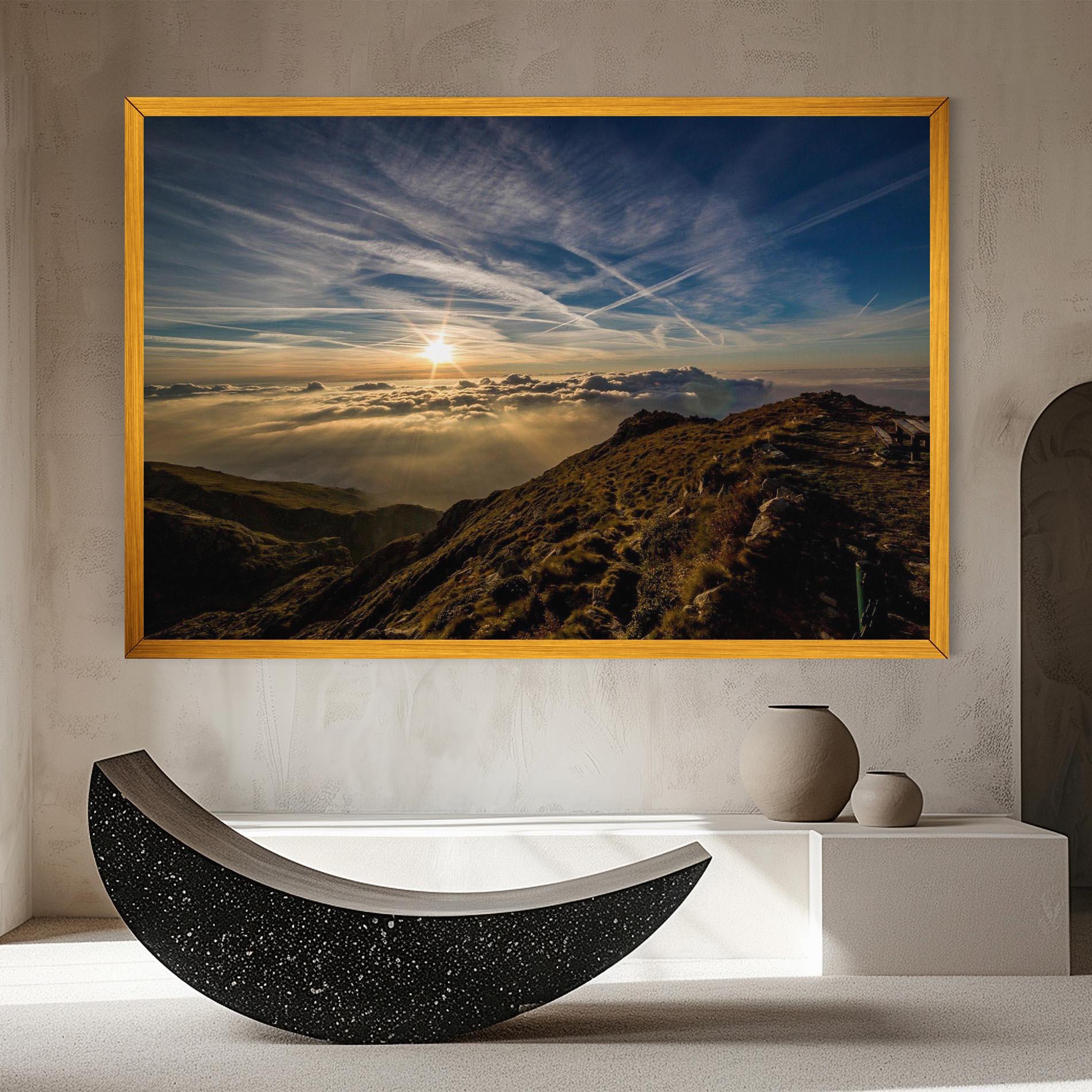 Tablou Canvas Over The Clouds mockup 8