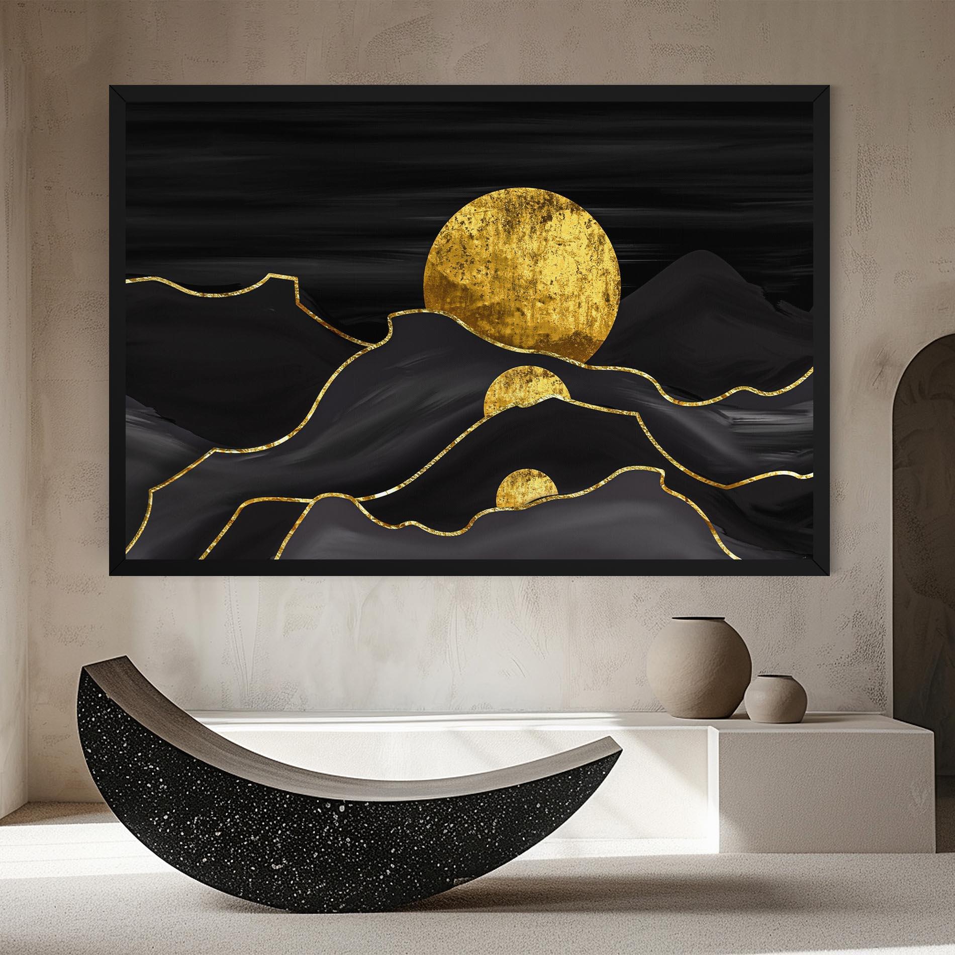 Tablou Canvas Black Moutains mockup 8