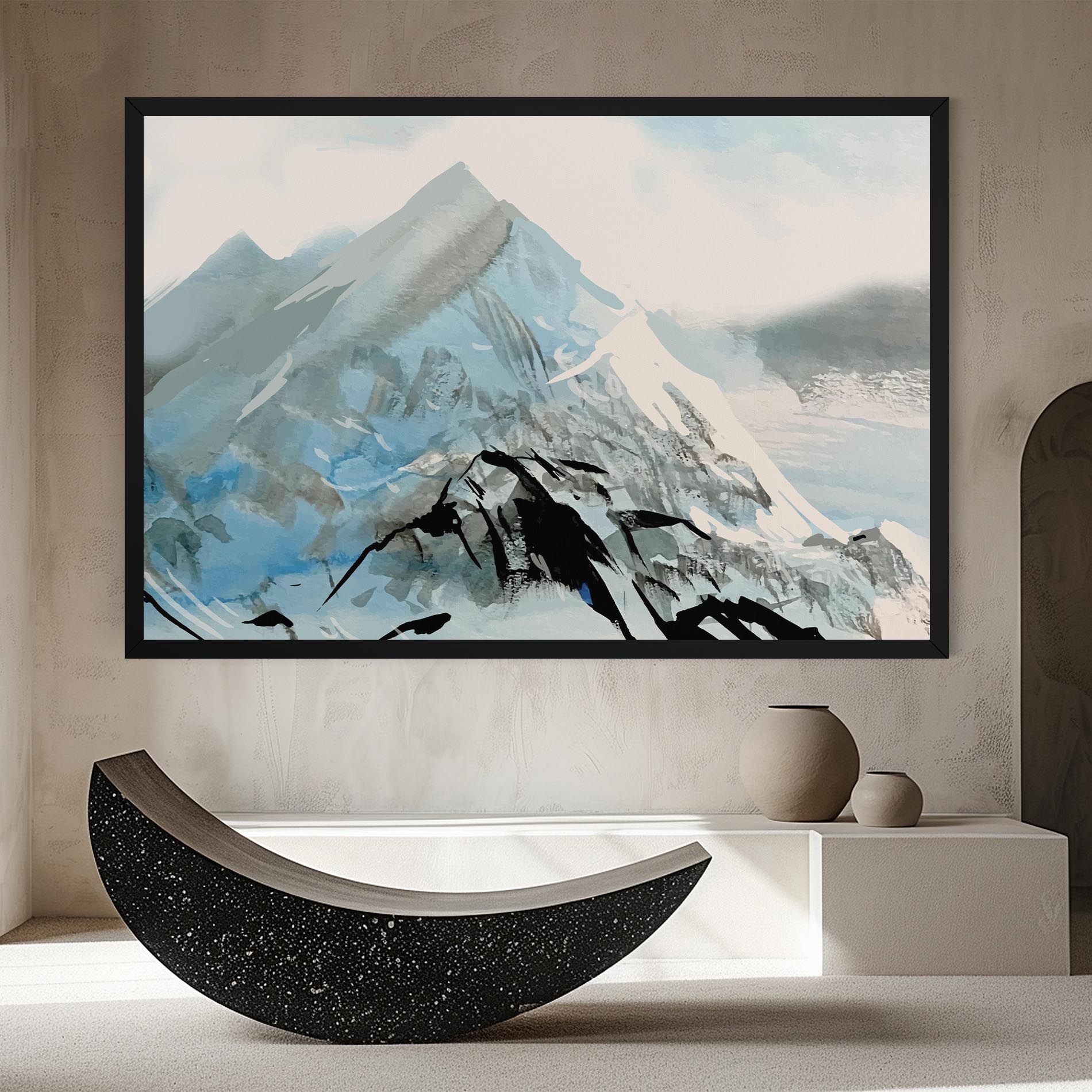 Blue Black Mountain mockup 8