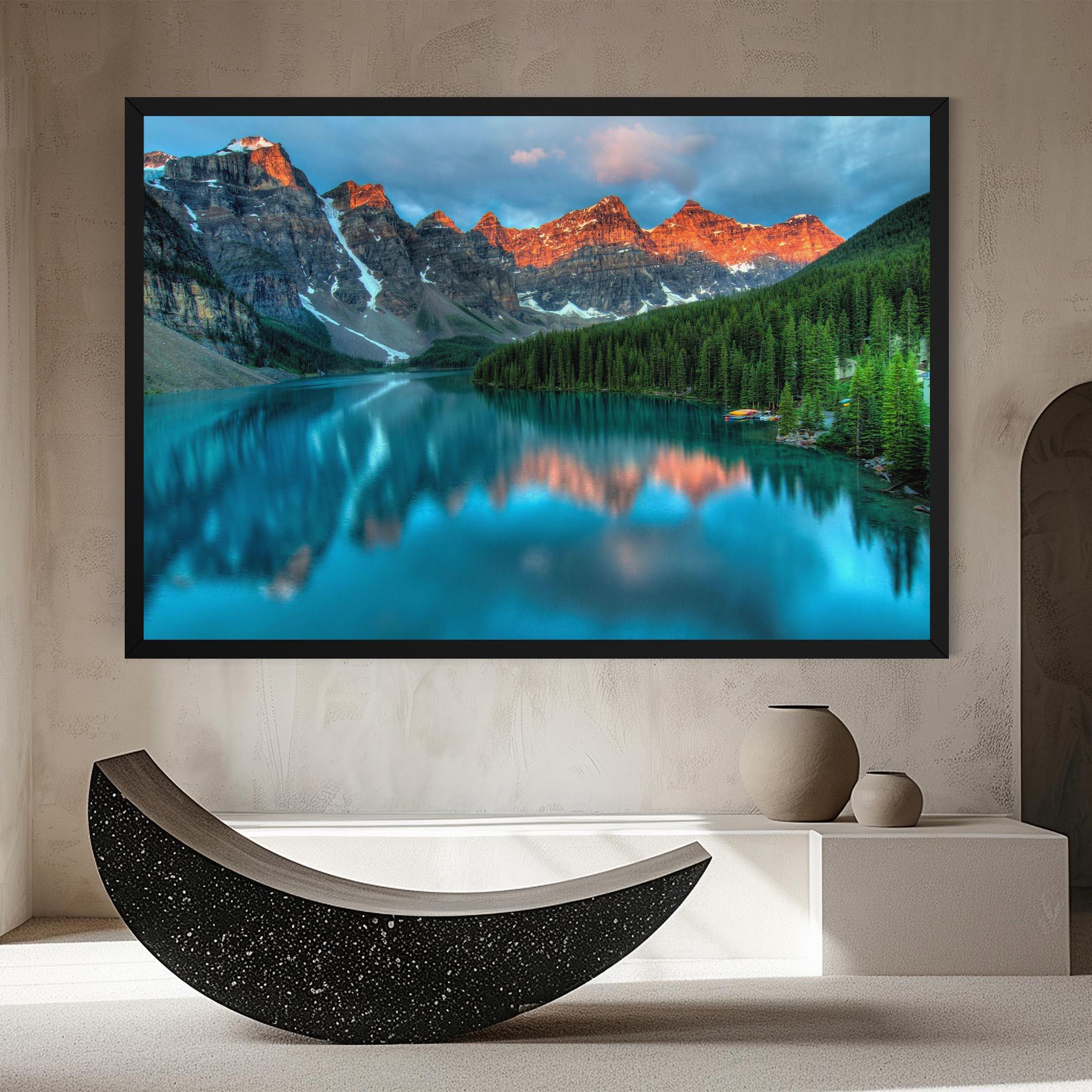 Tablou Canvas Lake Reflection mockup 8