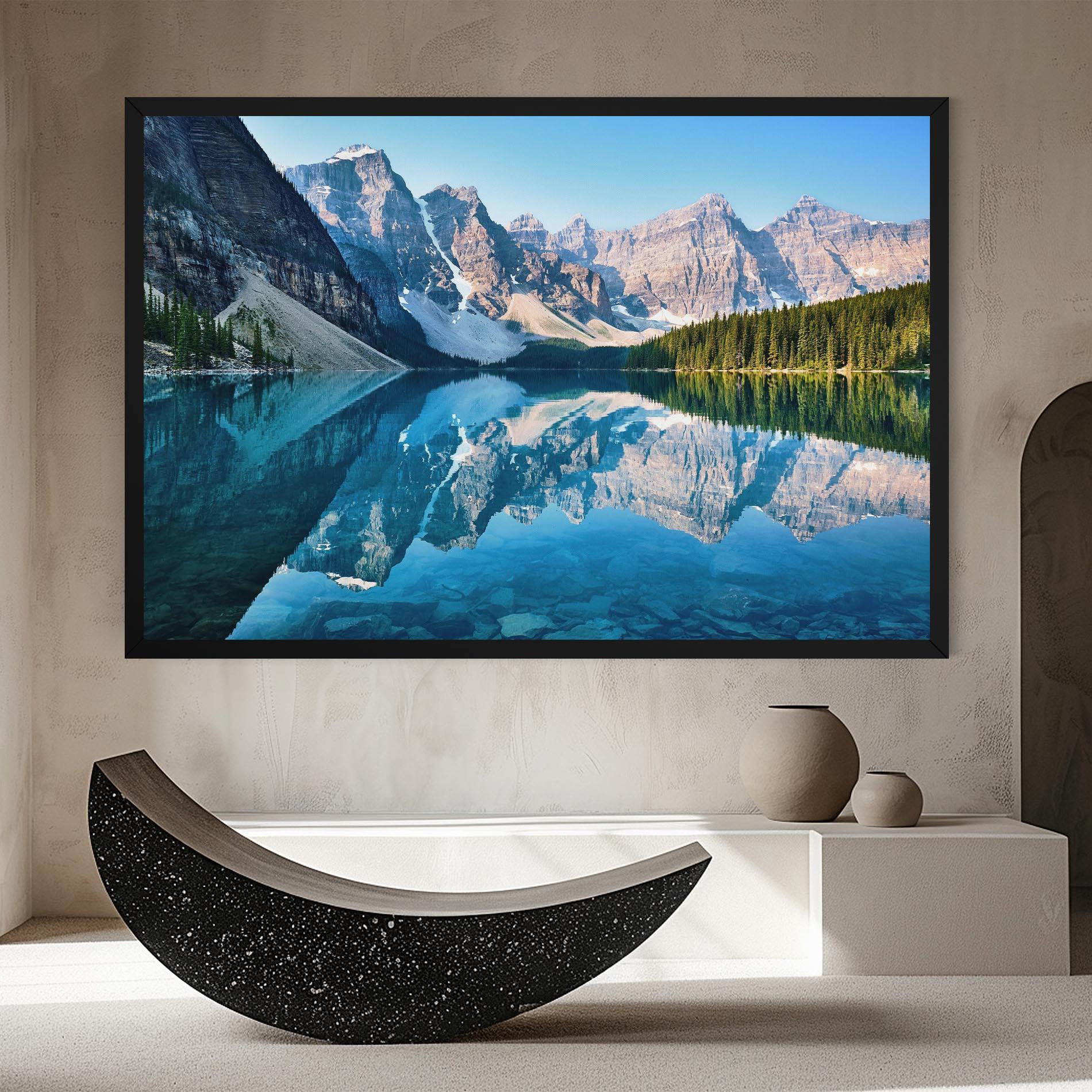 Tablou Canvas Mountain Crystal Lake mockup 8