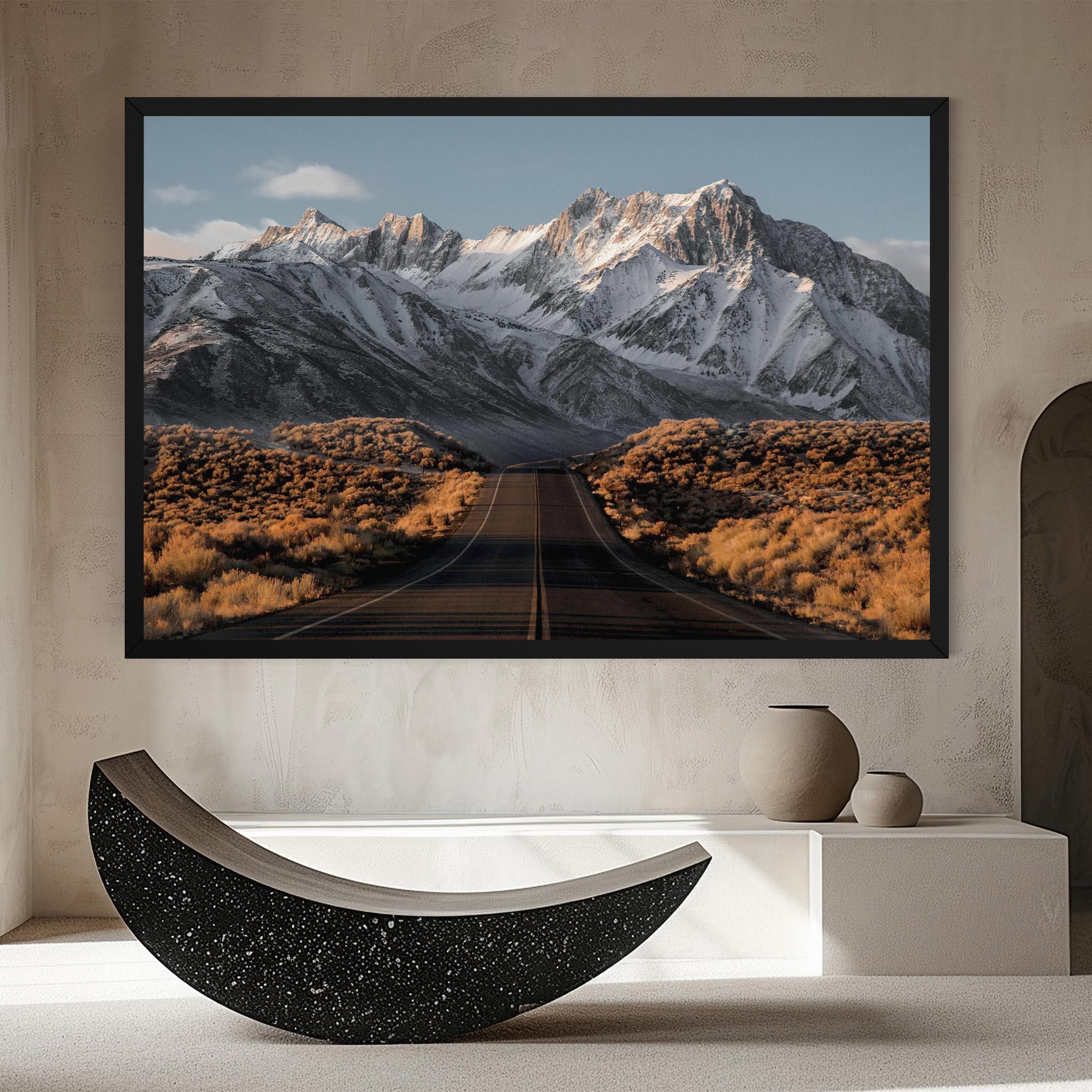 Tablou Canvas Nice Mountain Road mockup 8