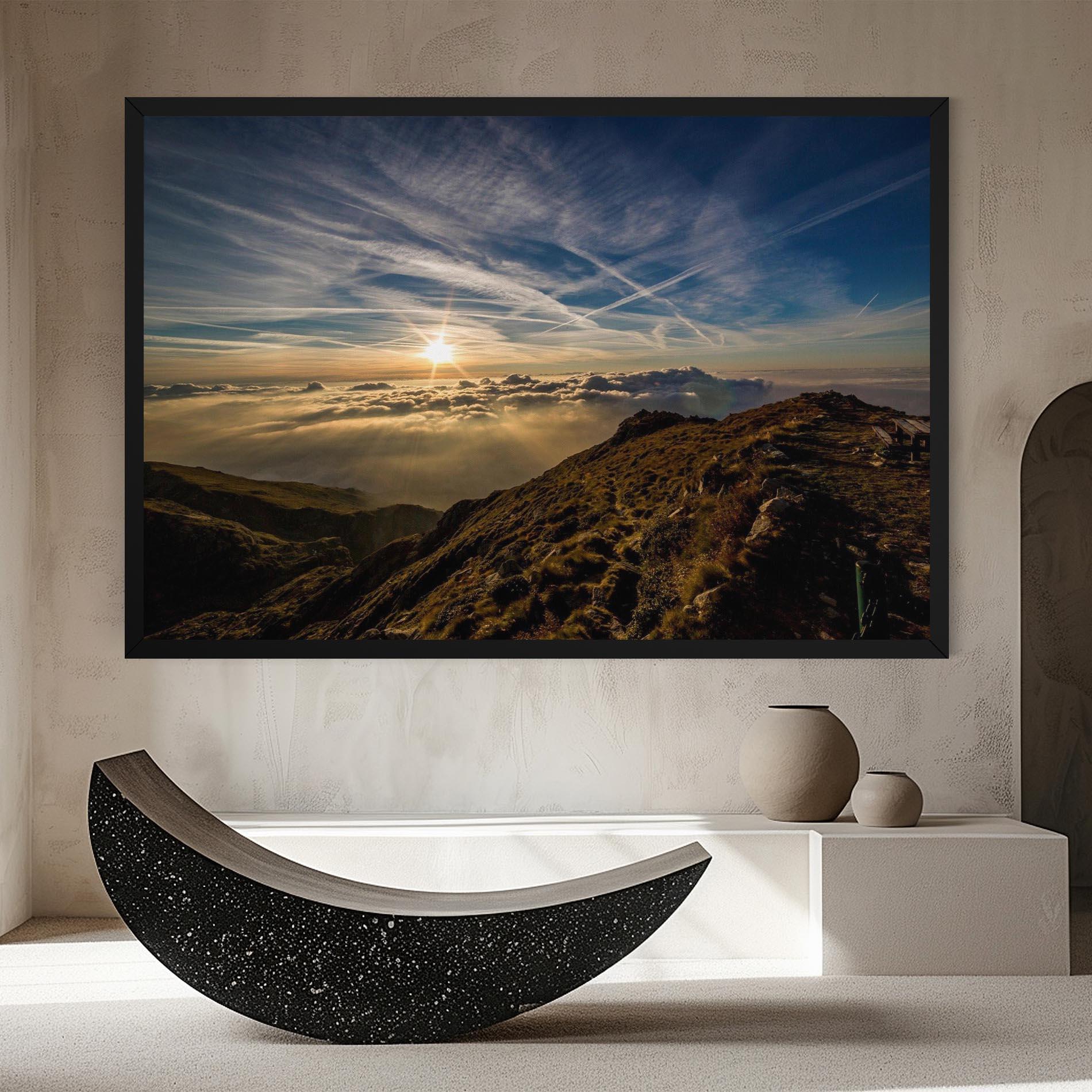 Tablou Canvas Over The Clouds mockup 8