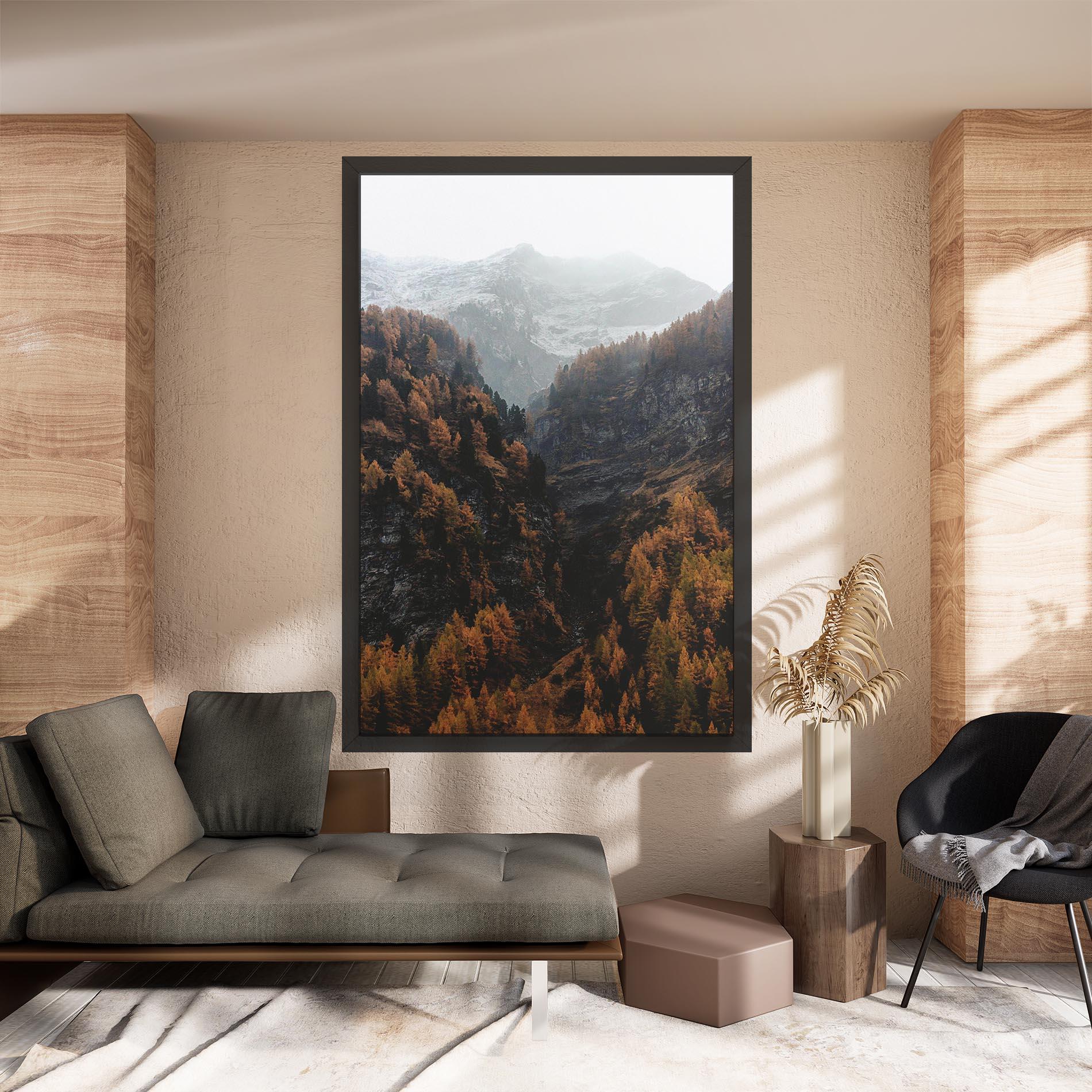 Tablou Canvas Autumn Mountain mockup 8