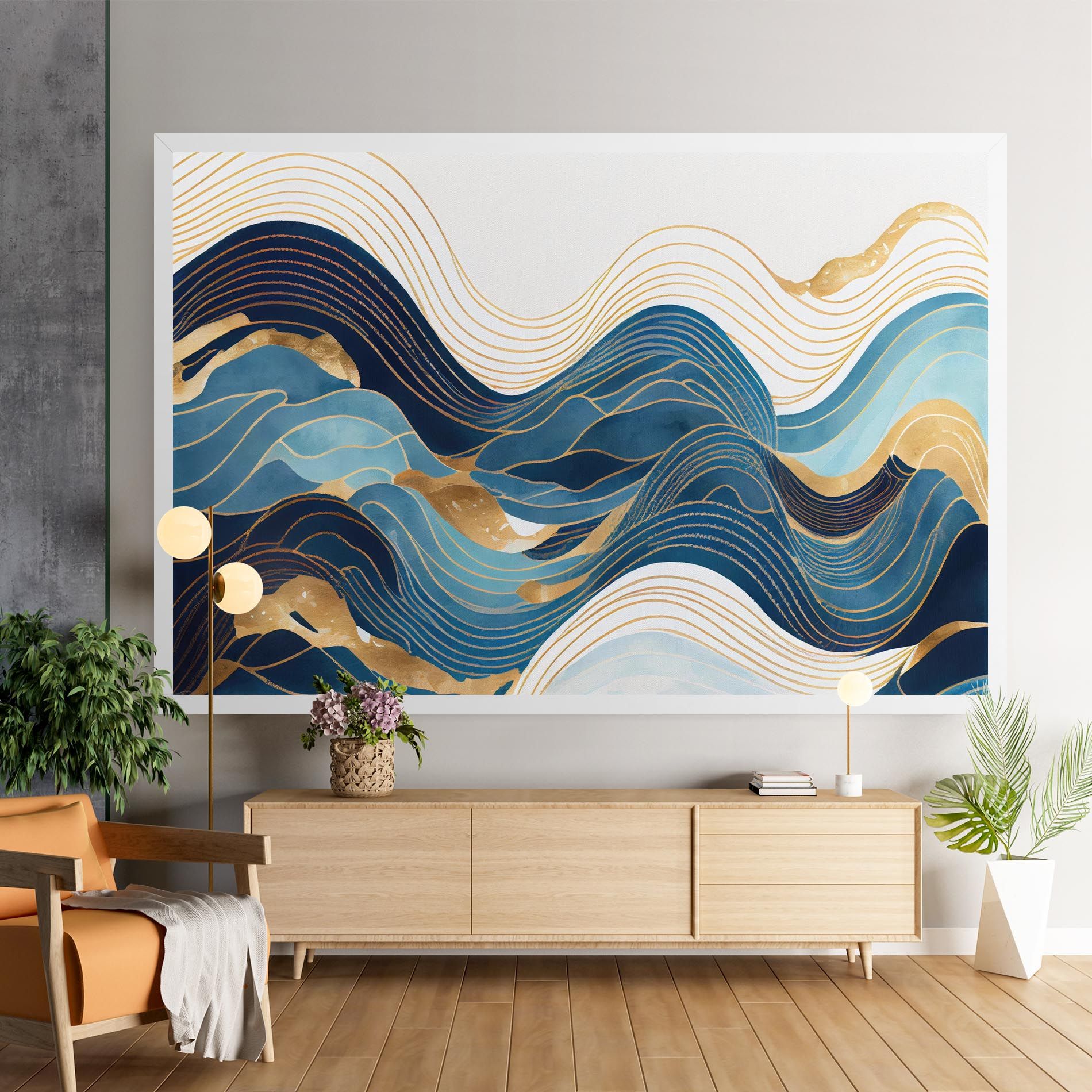 Blue Wave Mountain mockup 9