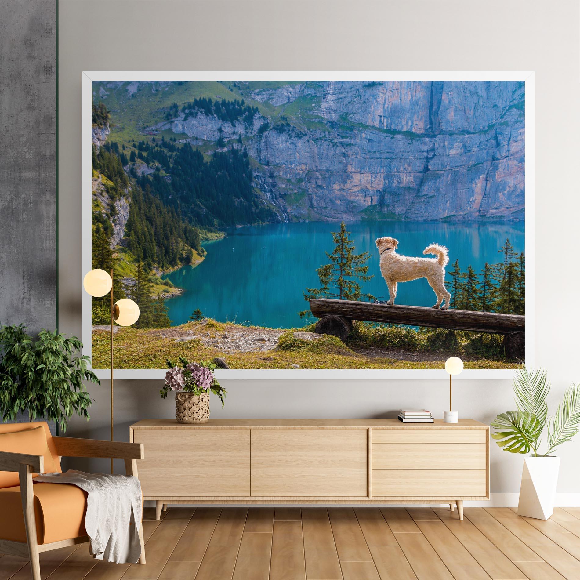 Tablou Canvas Dog mockup 9