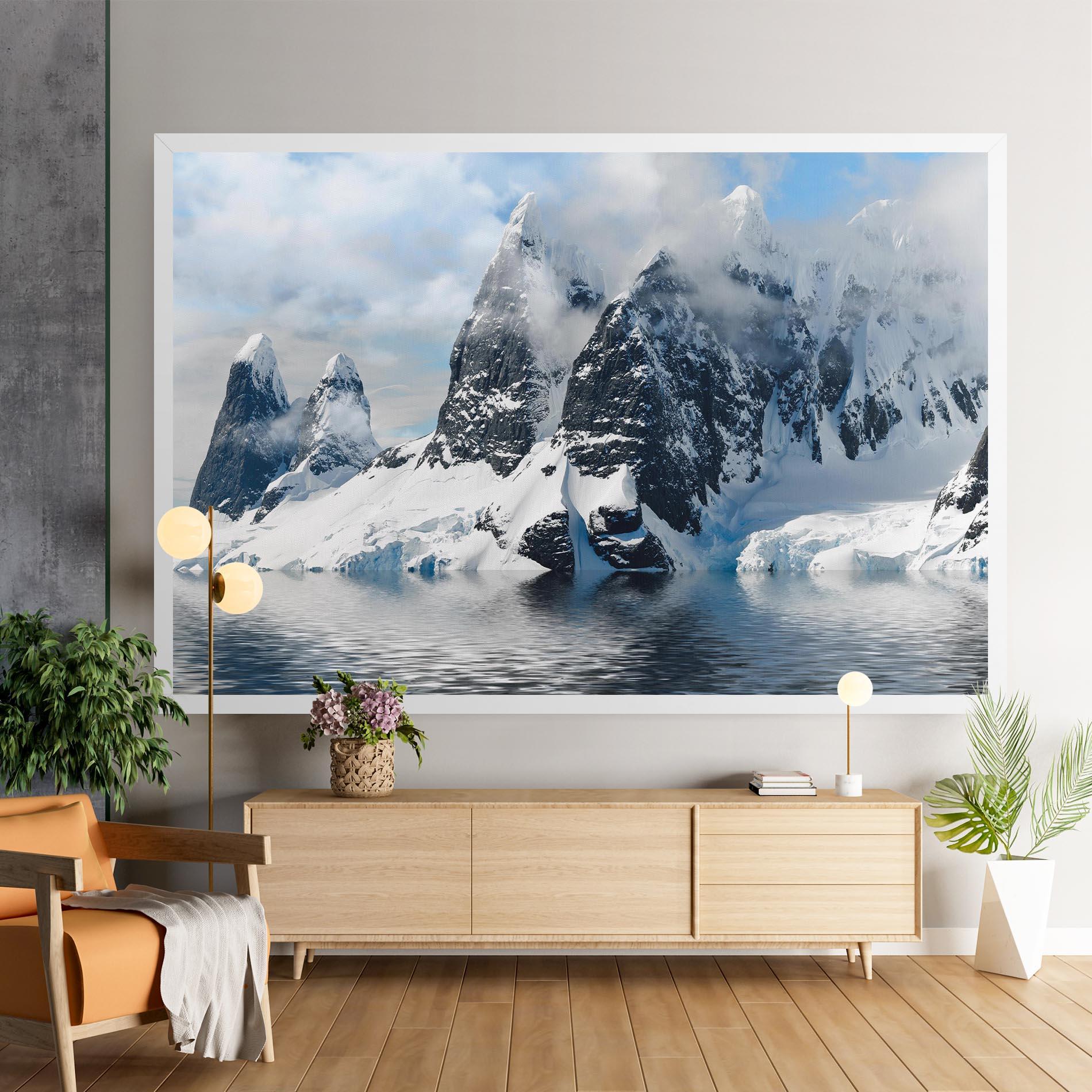 Tablou Canvas Glacial Mountains mockup 9