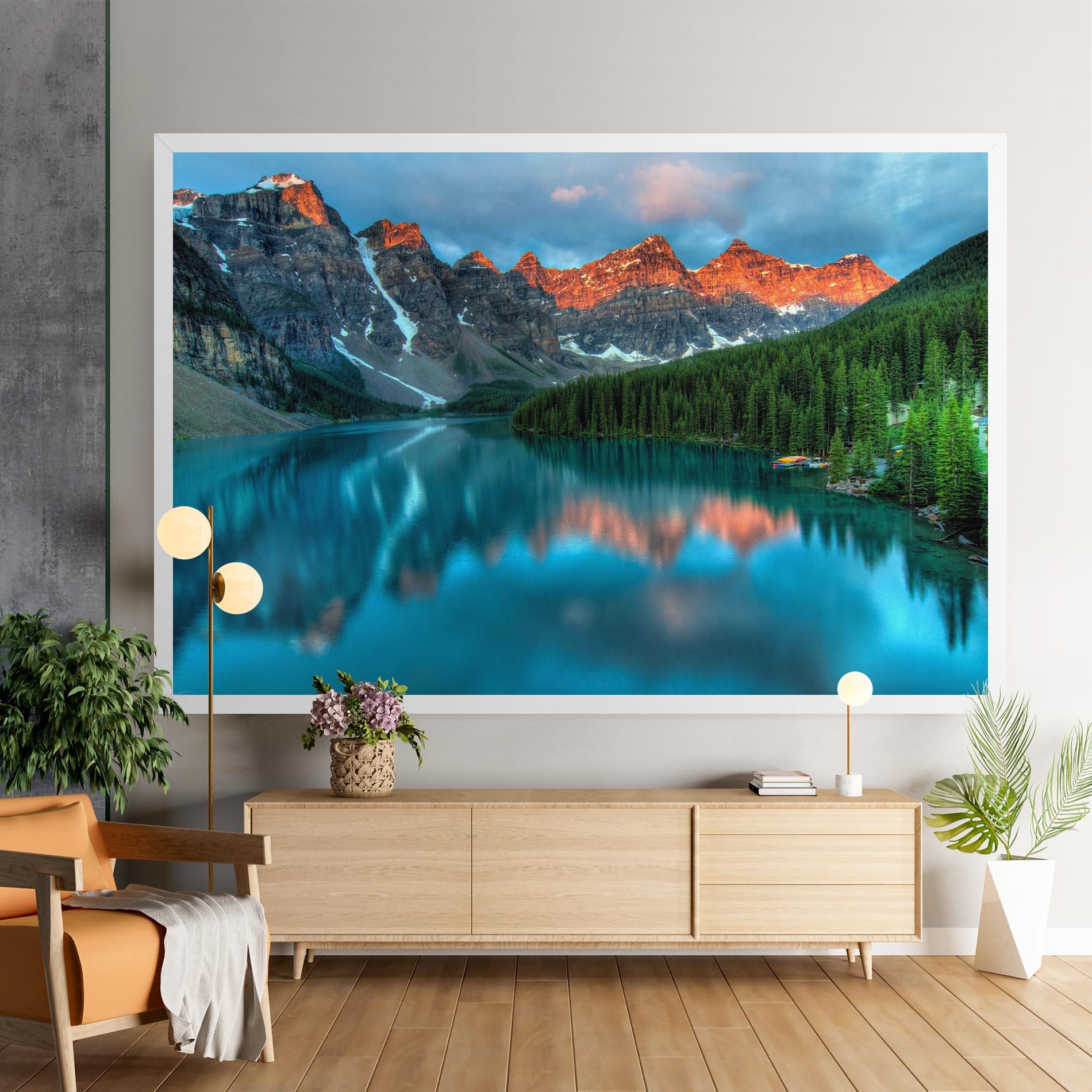 Tablou Canvas Lake Reflection mockup 9