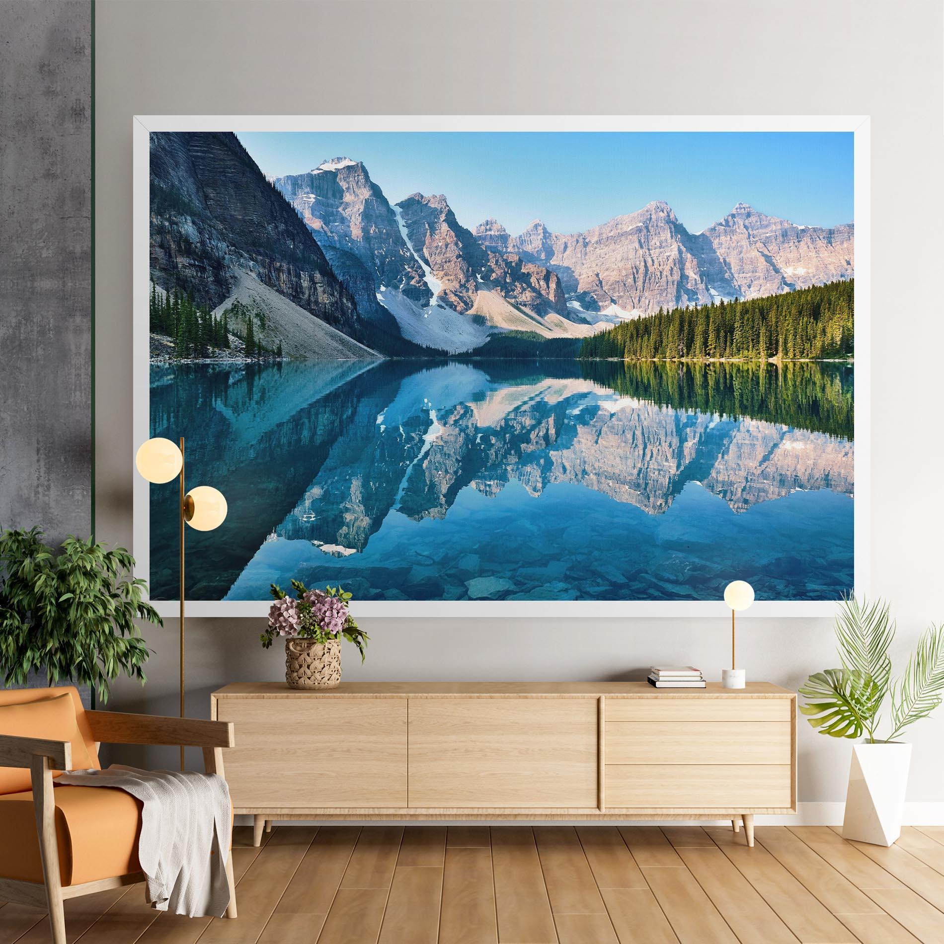 Tablou Canvas Mountain Crystal Lake mockup 9