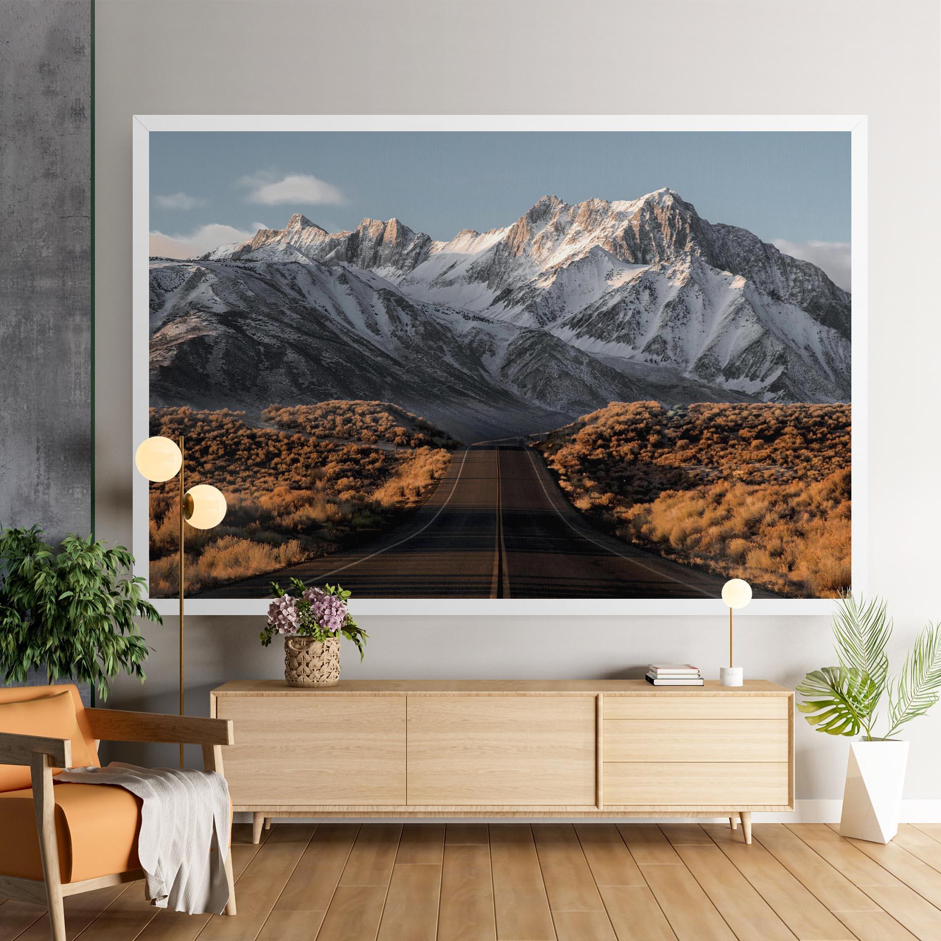Tablou Canvas Nice Mountain Road mockup 9