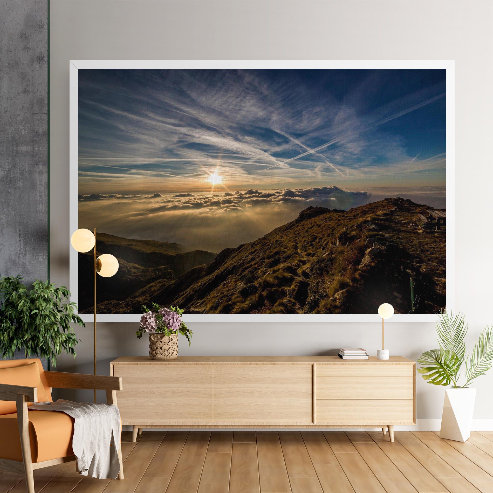 Tablou Canvas Over The Clouds mockup 9