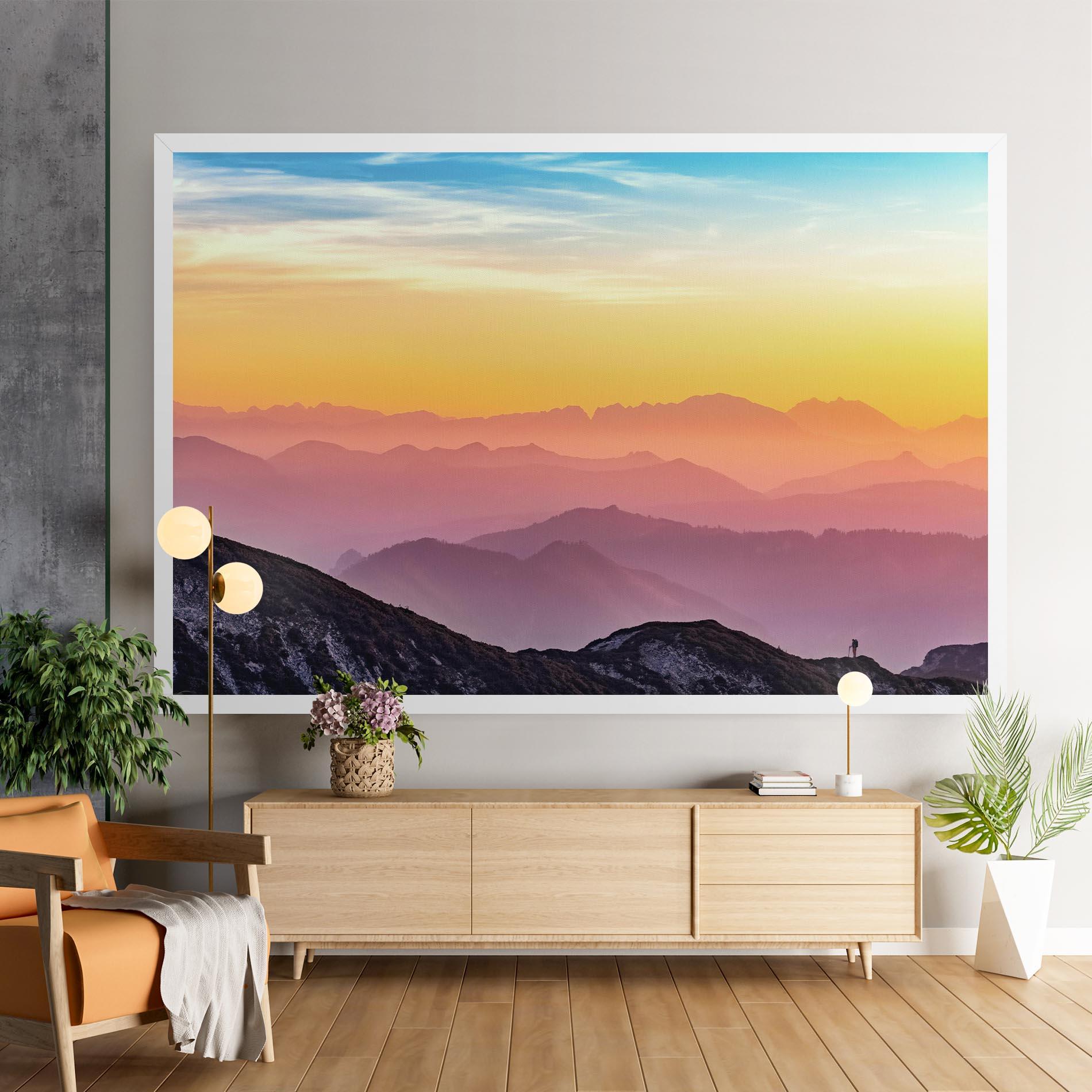 Tablou Canvas Pink Mist mockup 9