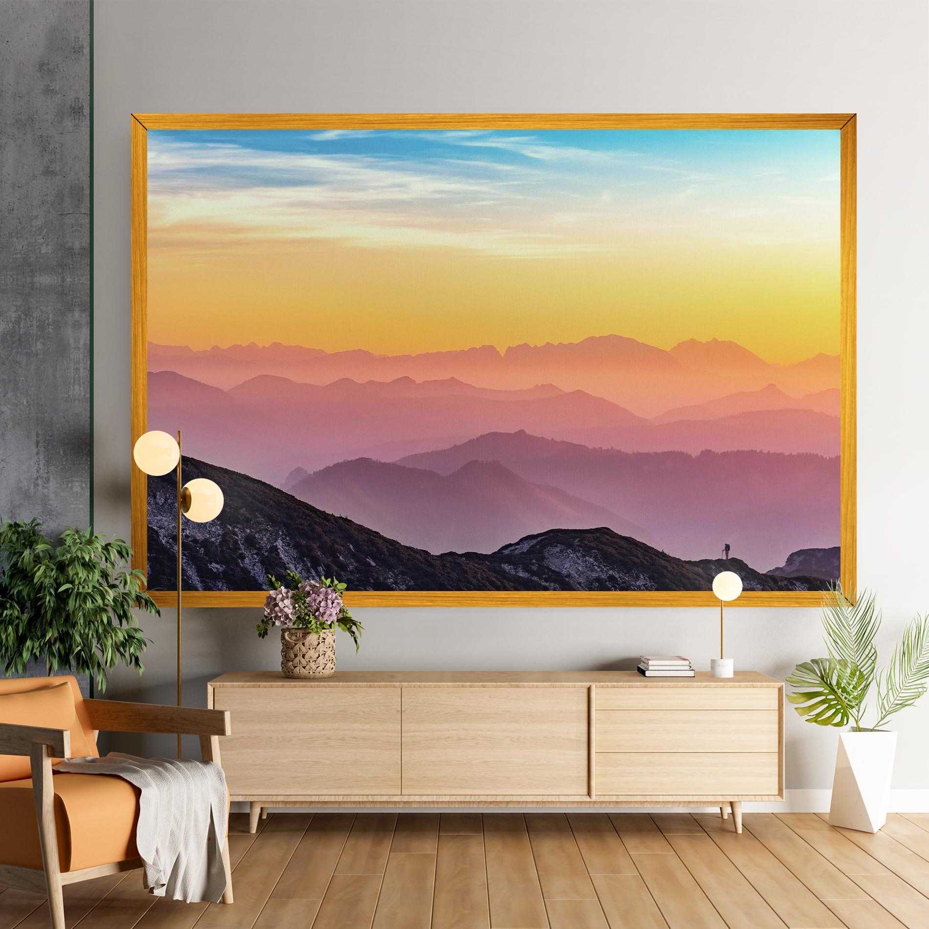 Tablou Canvas Pink Mist mockup 9