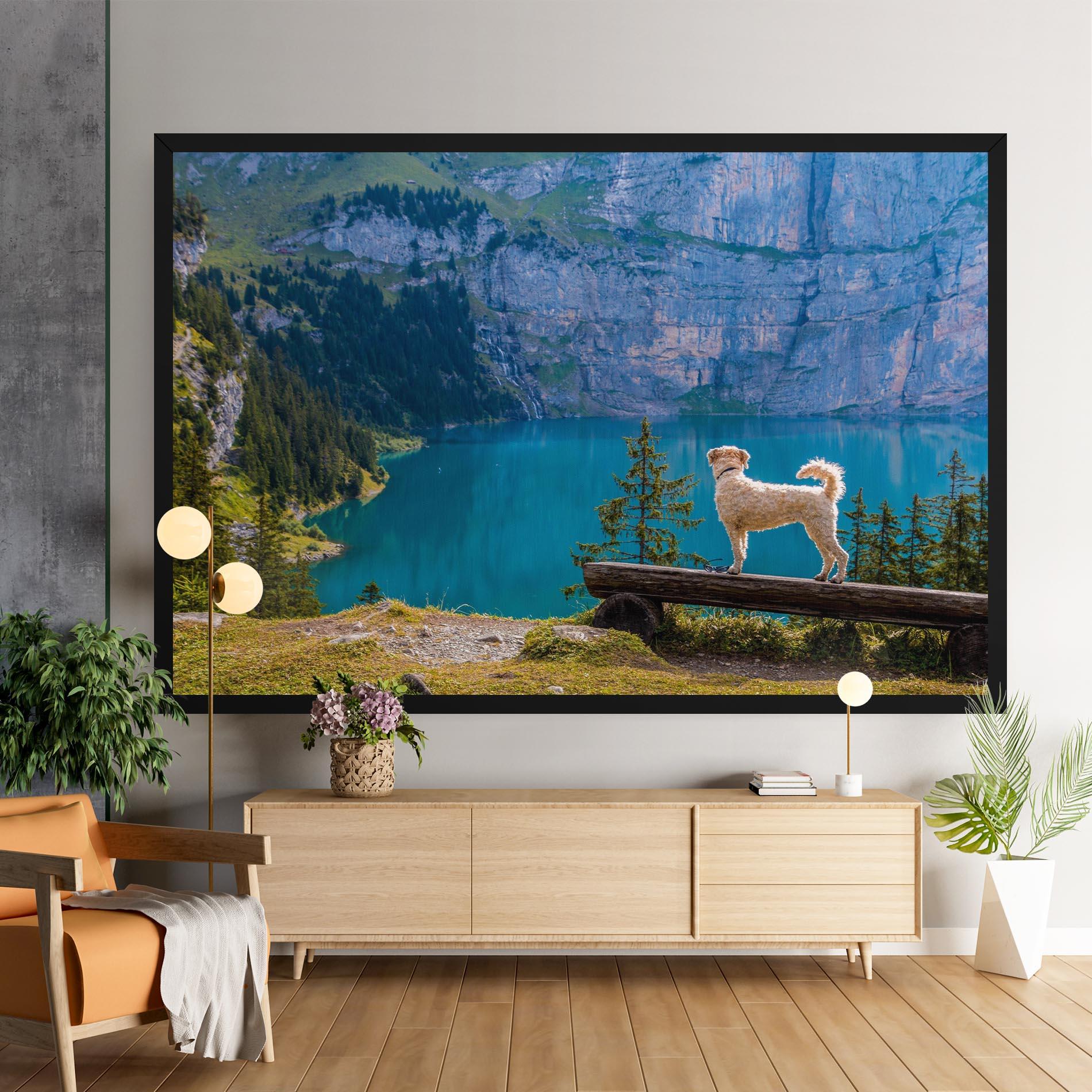 Tablou Canvas Dog mockup 9