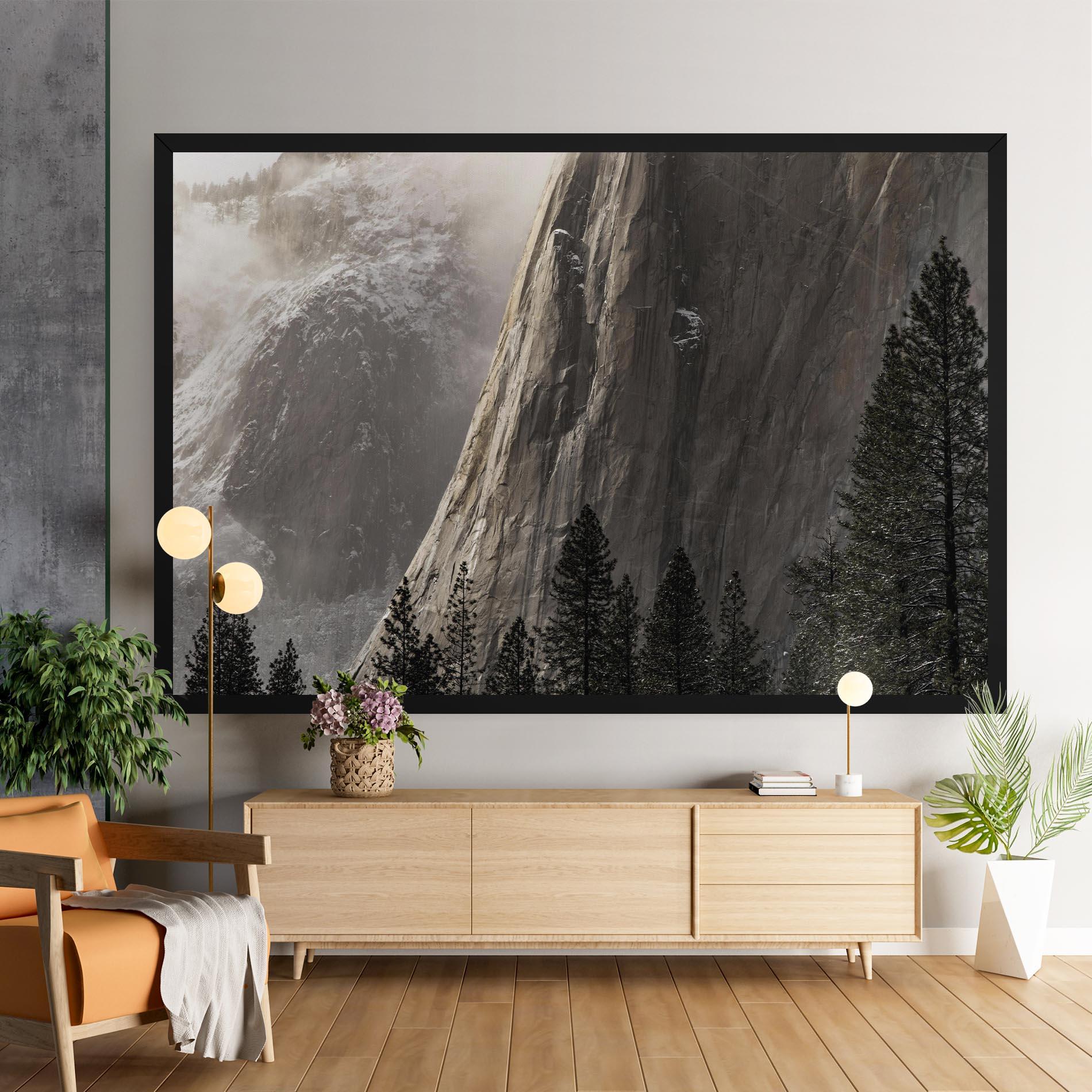 Tablou Canvas Green Tree Mountain mockup 9