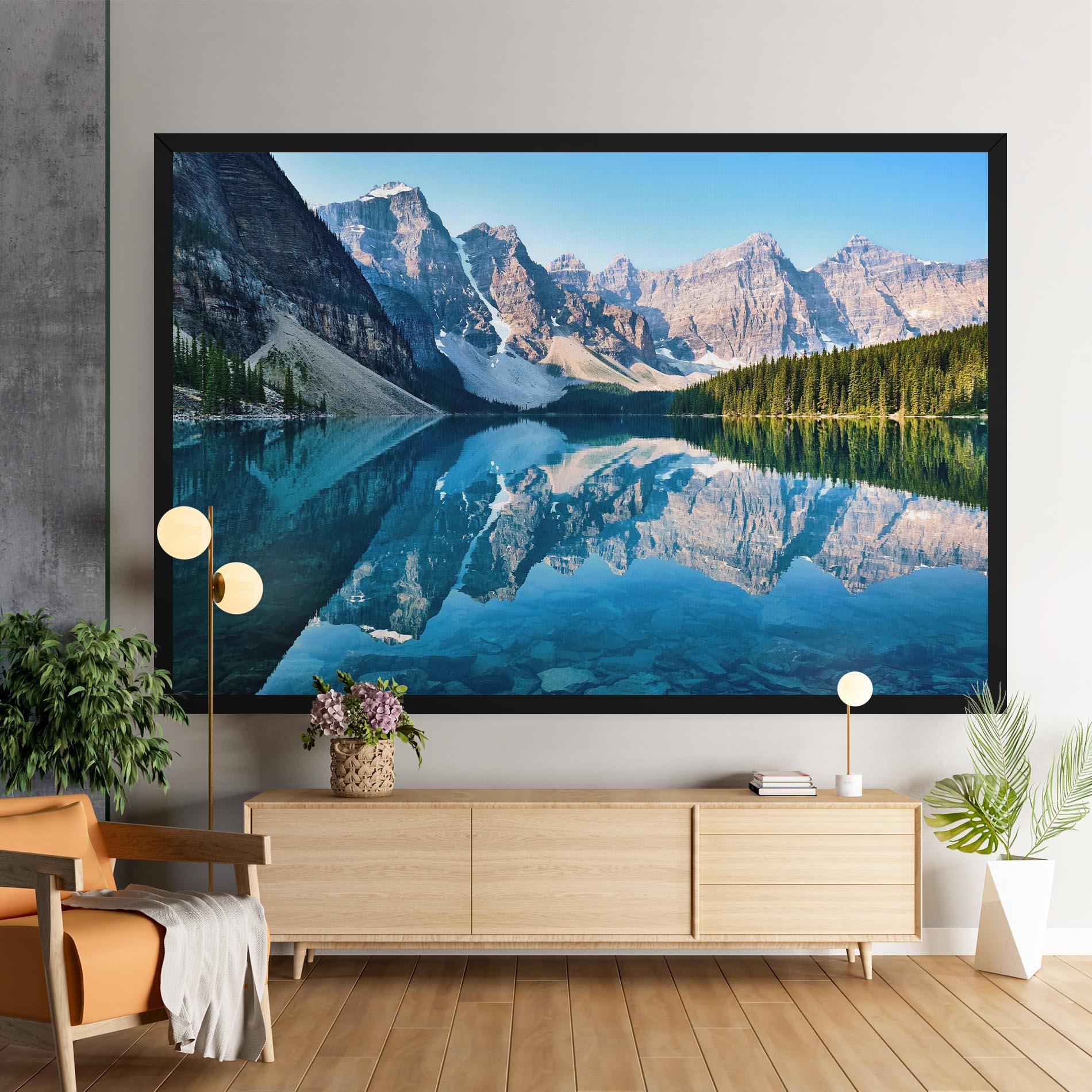 Tablou Canvas Mountain Crystal Lake mockup 9