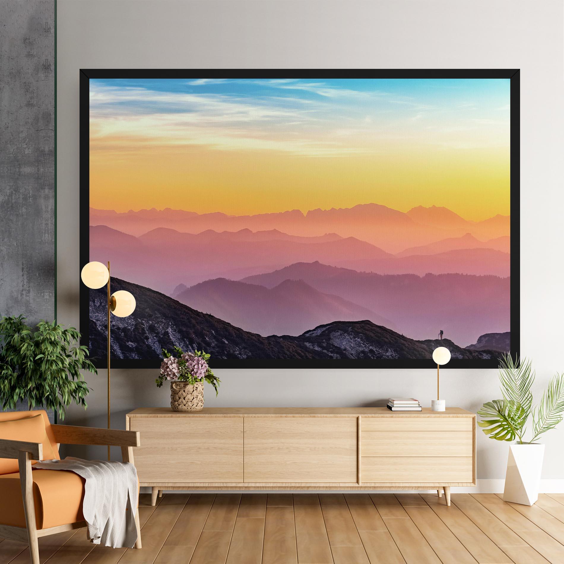 Tablou Canvas Pink Mist mockup 9